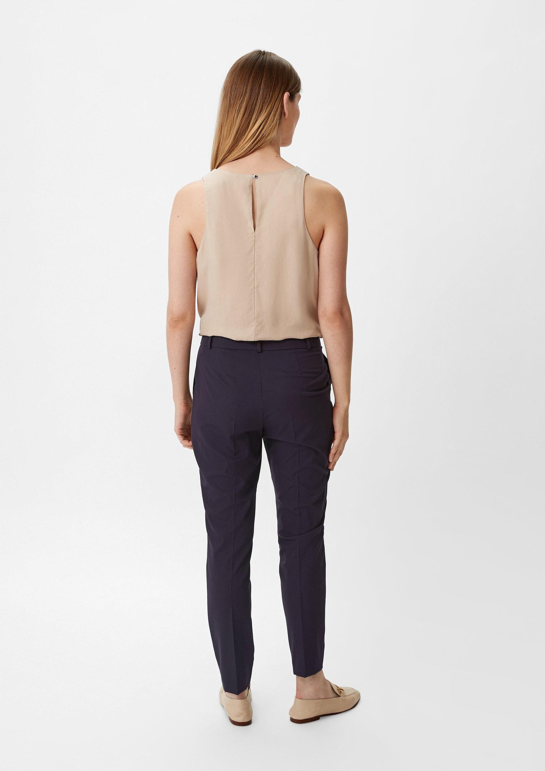 comma Chinos Hose Slim: Hose mit Bügelfalten
