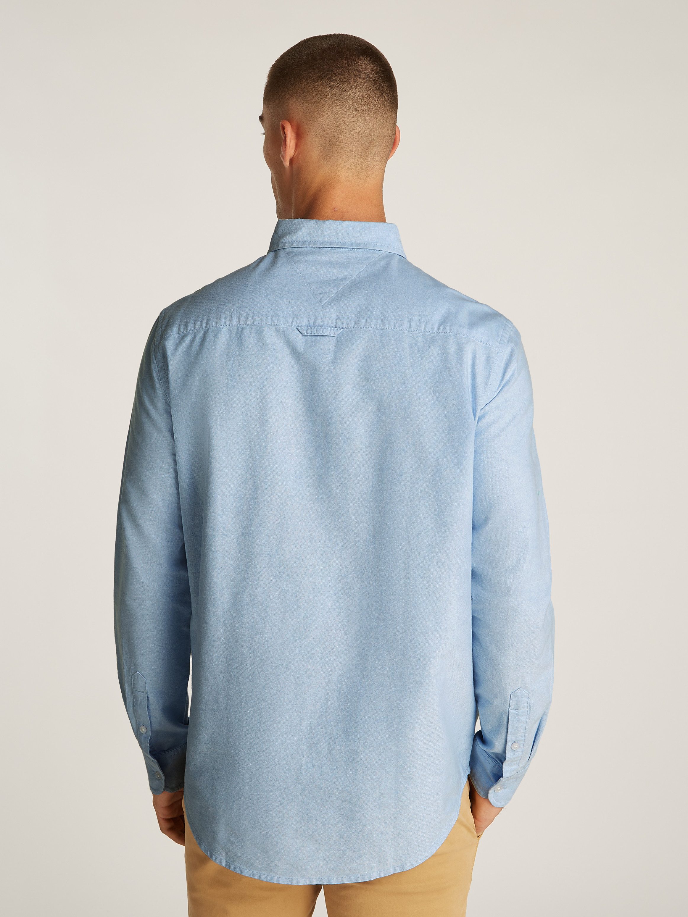 Tommy Jeans Plus Langarmhemd TJM REG OXFORD SHIRT EXT in Großen Größen, Log günstig online kaufen