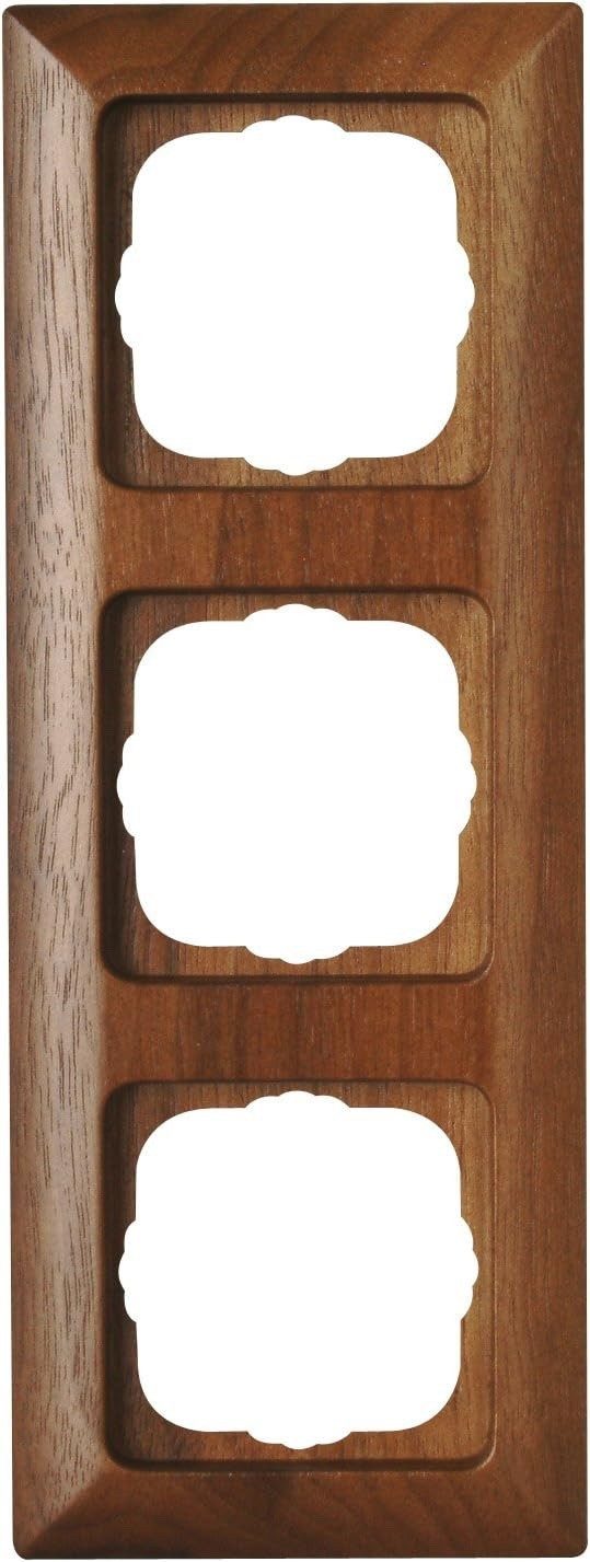 Kopp Rahmen Kopp Milano Abdeckrahmen 3fach Rahmen Lichtschalter Abdeckung, (C), An der Wand montierbar
