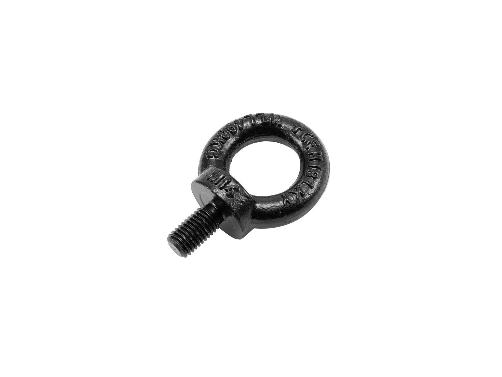 Safetex Kettenzug SAFETEX Ringschraube M14/27mm, schwarz galvanisiert DIN 580