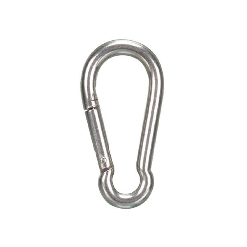 PEREL Windschutz Perel Karabinerhaken, Edelstahl, Durchmesser 8 mm, Höhe 80 mm, Breite, (1 tlg)