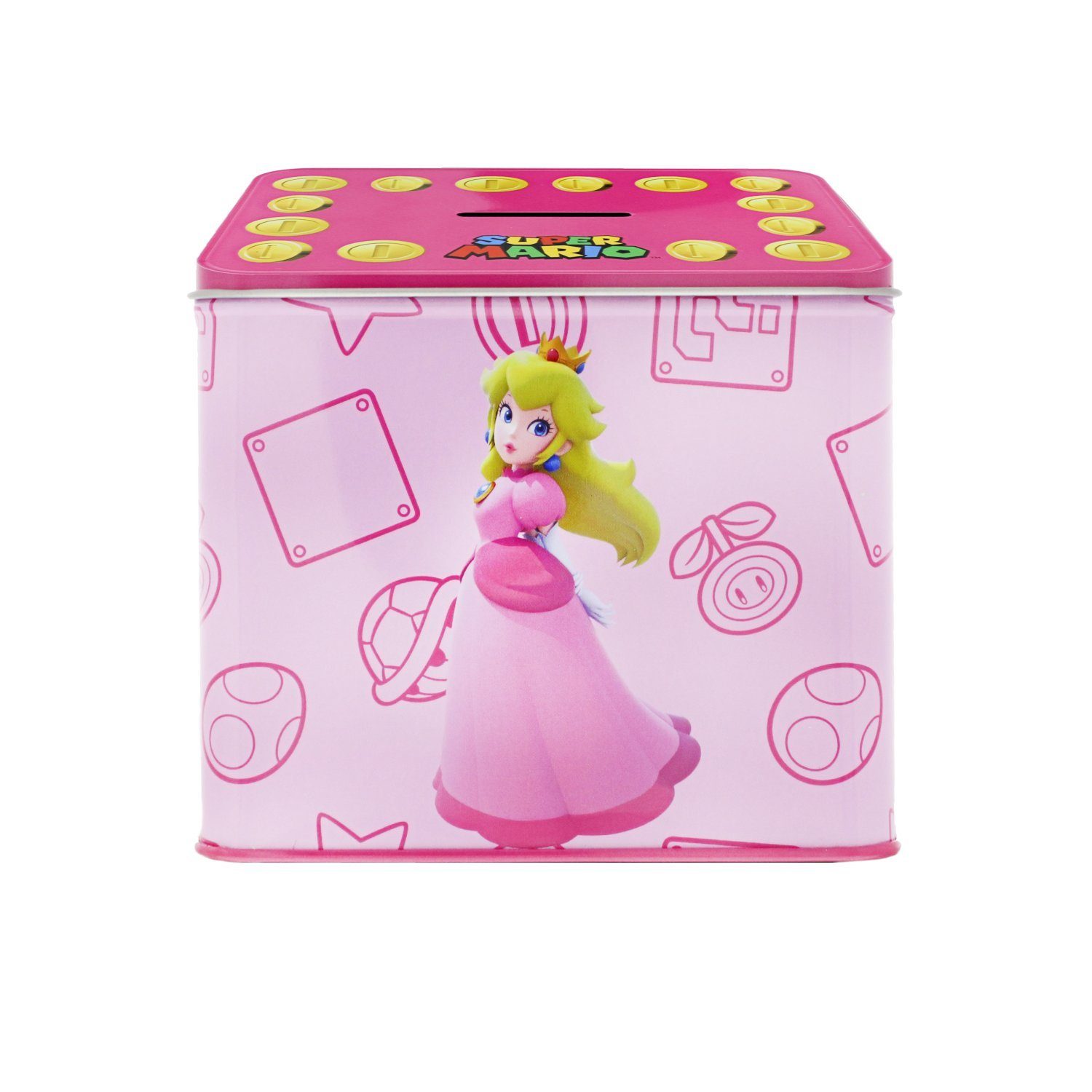 Nintendo Becher Nintendo Prinzessin Peach Von Super Mario Tasse Cup Becher mit Spardos – Bild 3 von 3