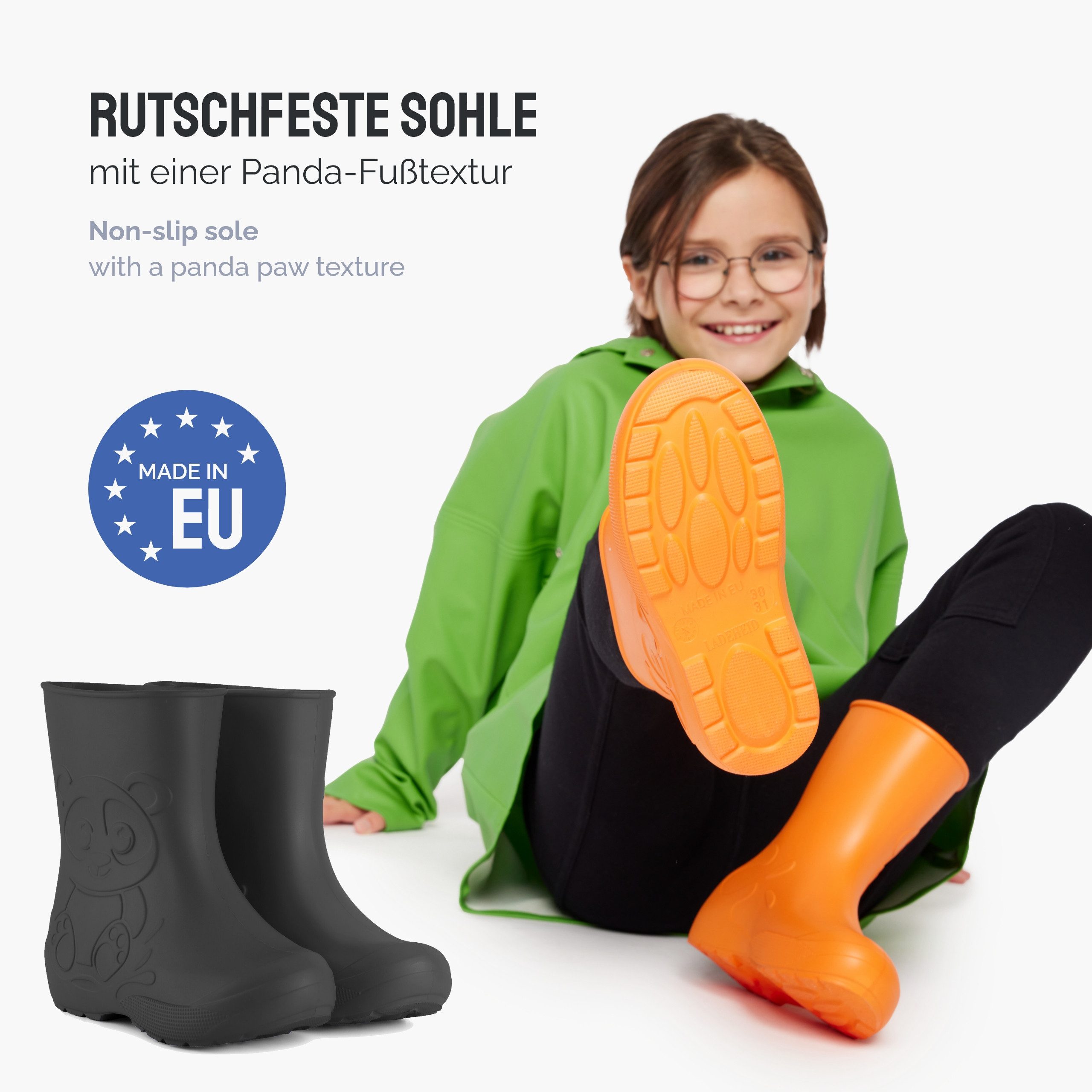 Ladeheid EVA Kinder Regenschuhe LA-CA-10 Gummistiefel – Bild 5 von 5