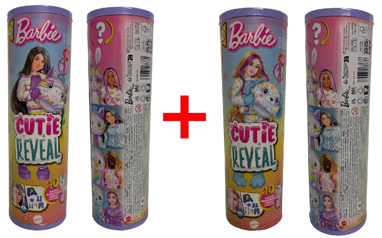 Barbie Stehpuppe Barbie Cutie Reval Puppe, Farbwechselfunktion, Zebrakostüm günstig online kaufen