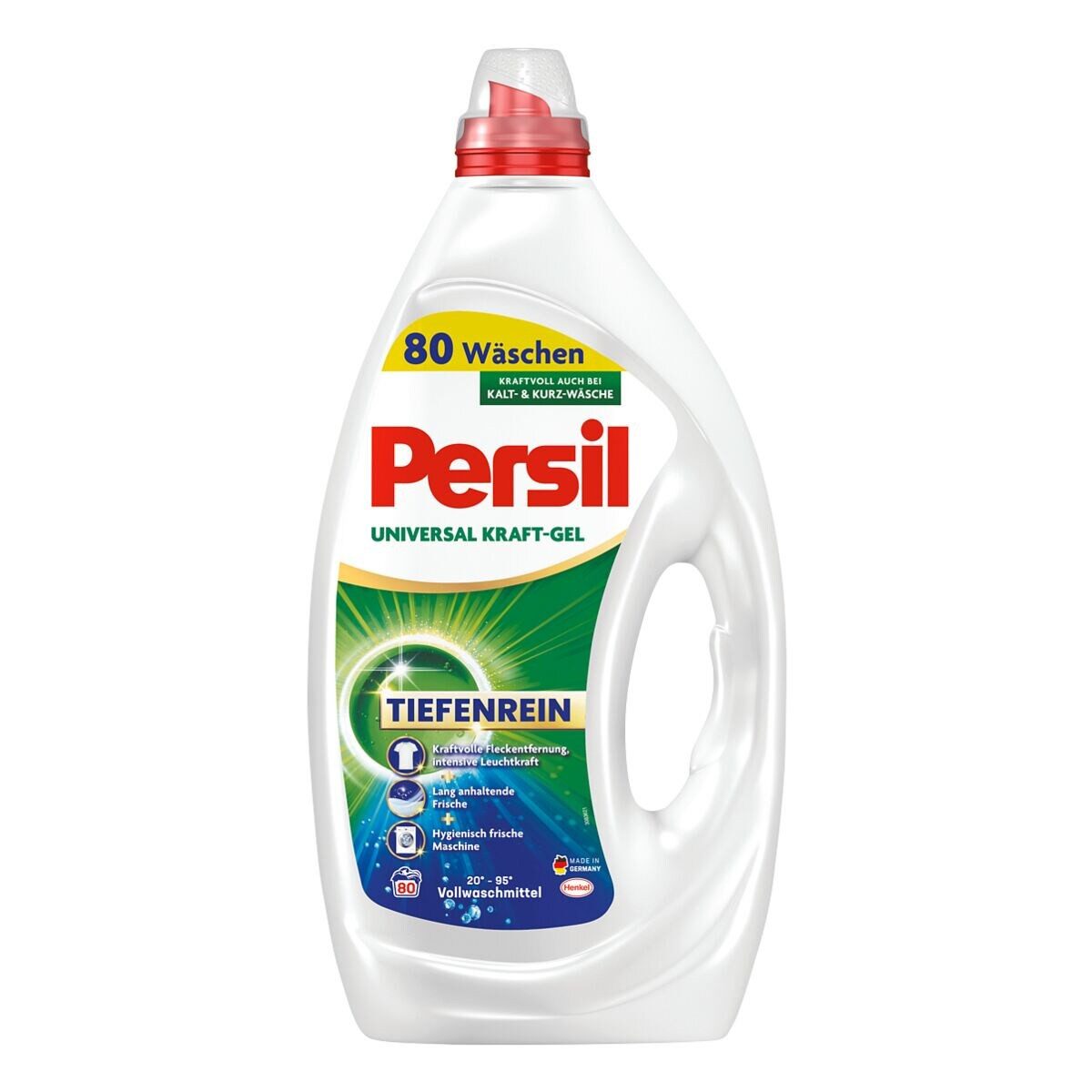 Persil Kraft-Gel Tiefenrein Vollwaschmittel (80 WL / 3,6 Liter)