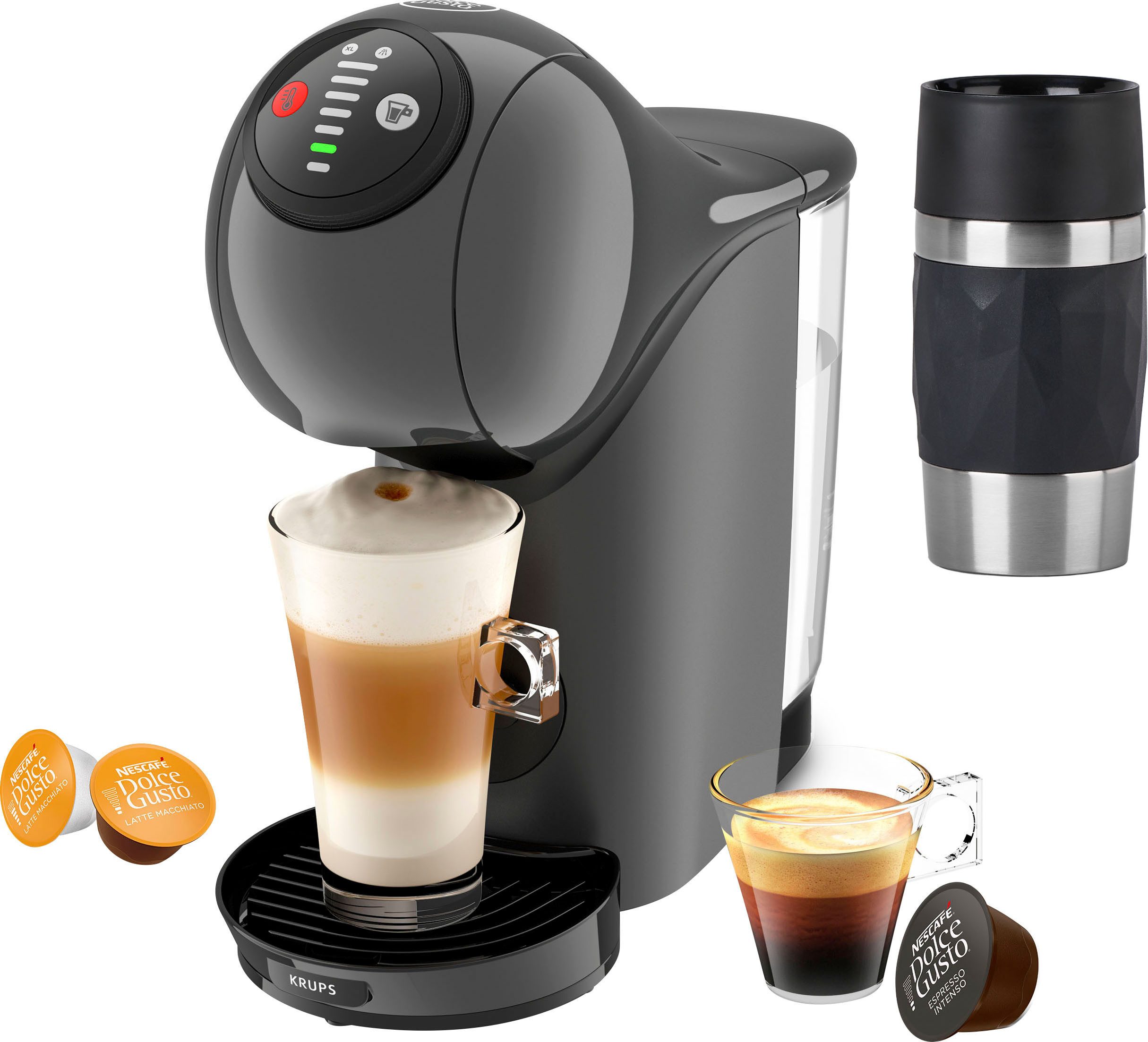 NESCAFÉ® Dolce Gusto® Kapselmaschine KP243B Genio S, 15 Bar, ultra-kompakt, Hochdruck