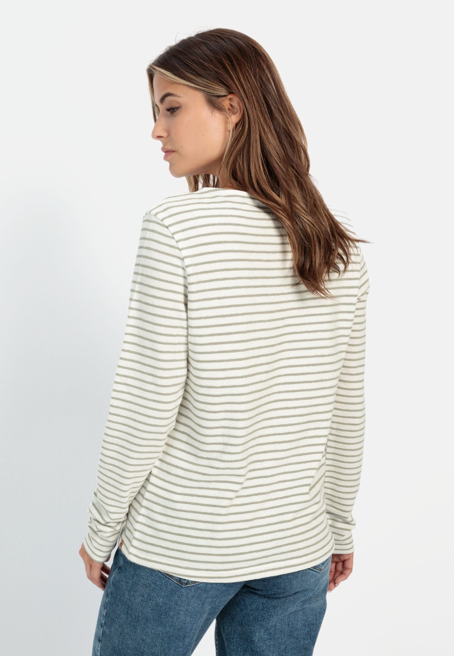 camel active Langarmshirt aus Organic Cotton günstig online kaufen