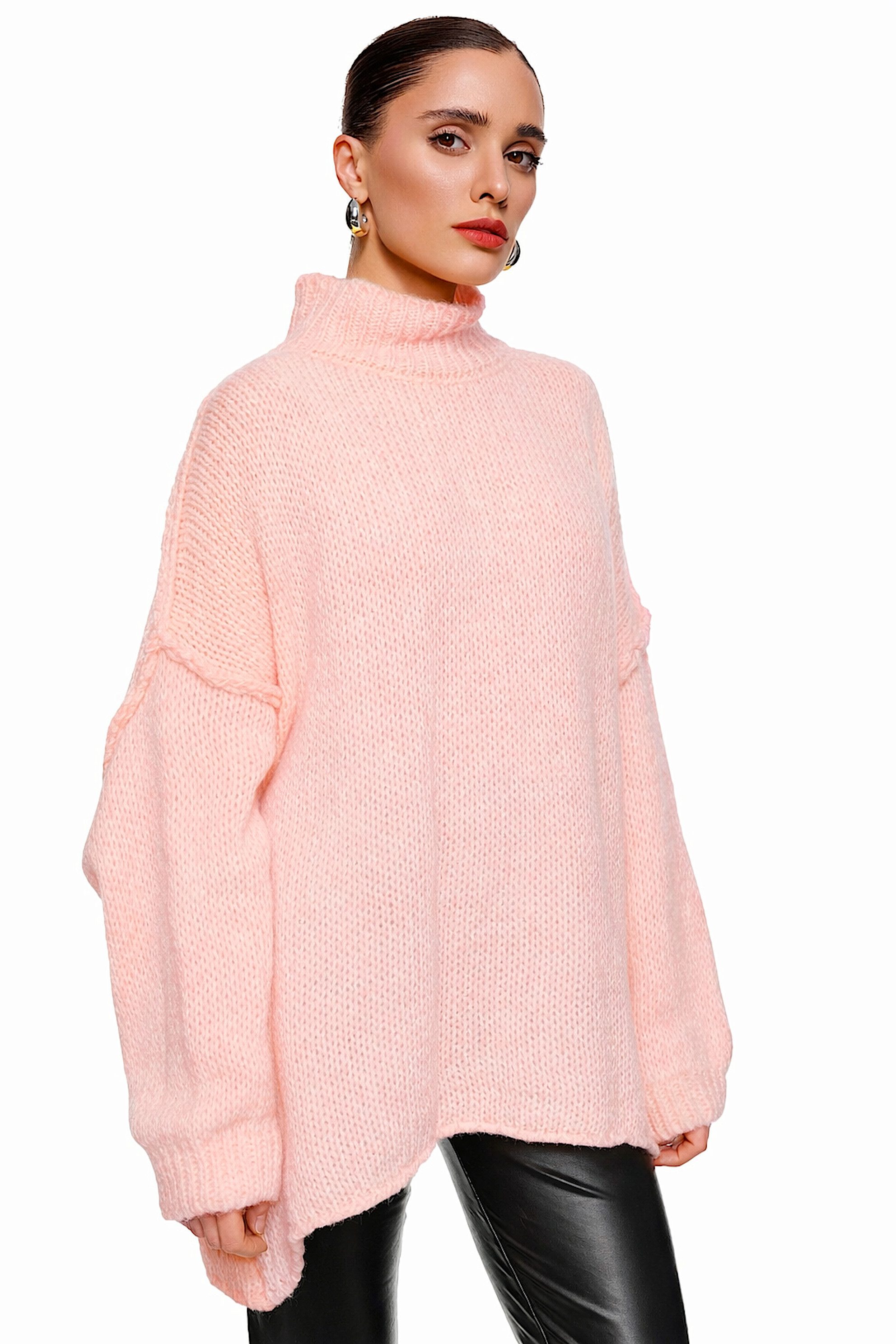 Worldclassca Longpullover WORLDCLASSCA Damen Oversize Strickpulllover Lang günstig online kaufen