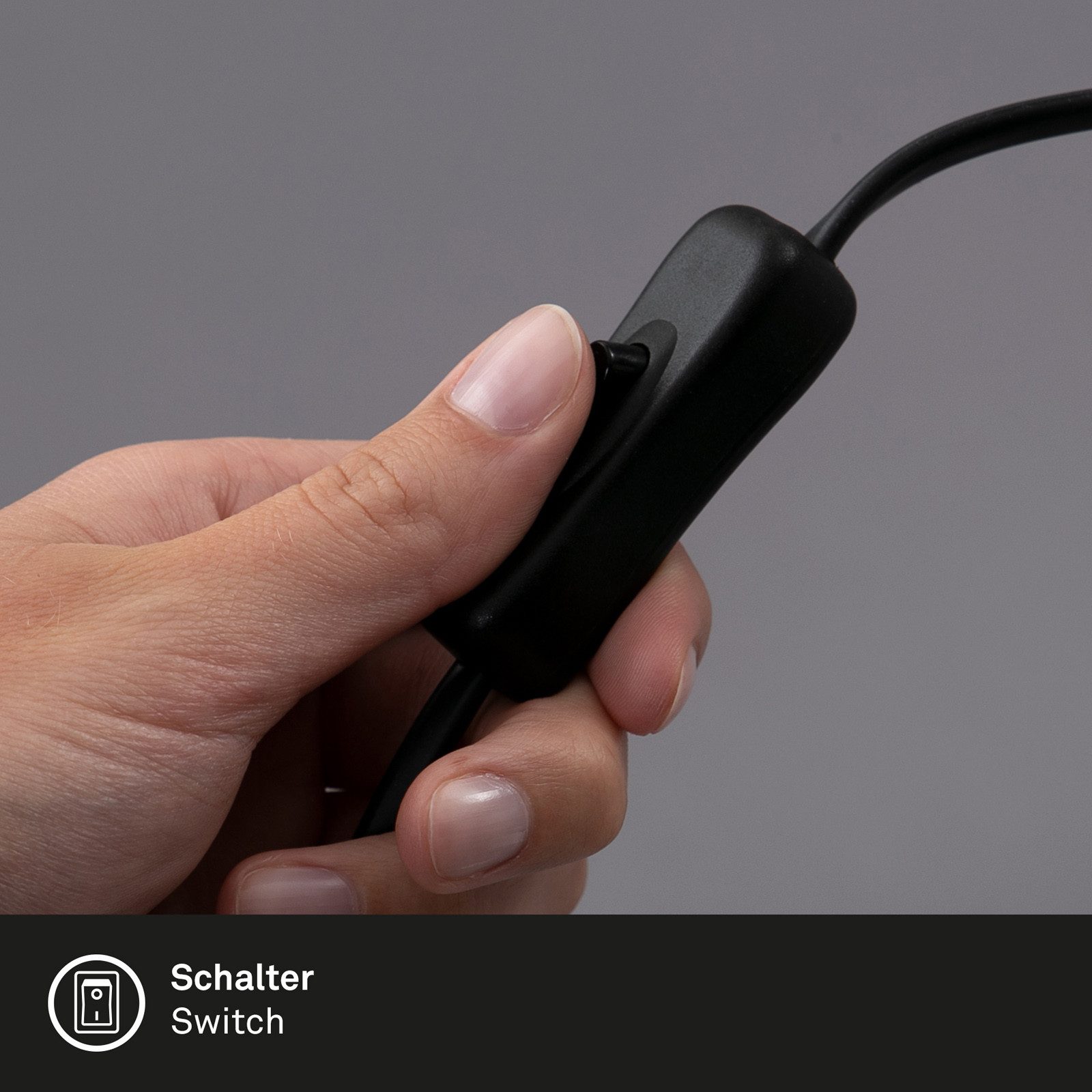 Briloner Leuchten Klemmleuchte GRIP, LED wechselbar, Tageslichtweiß, Klemmleuchte