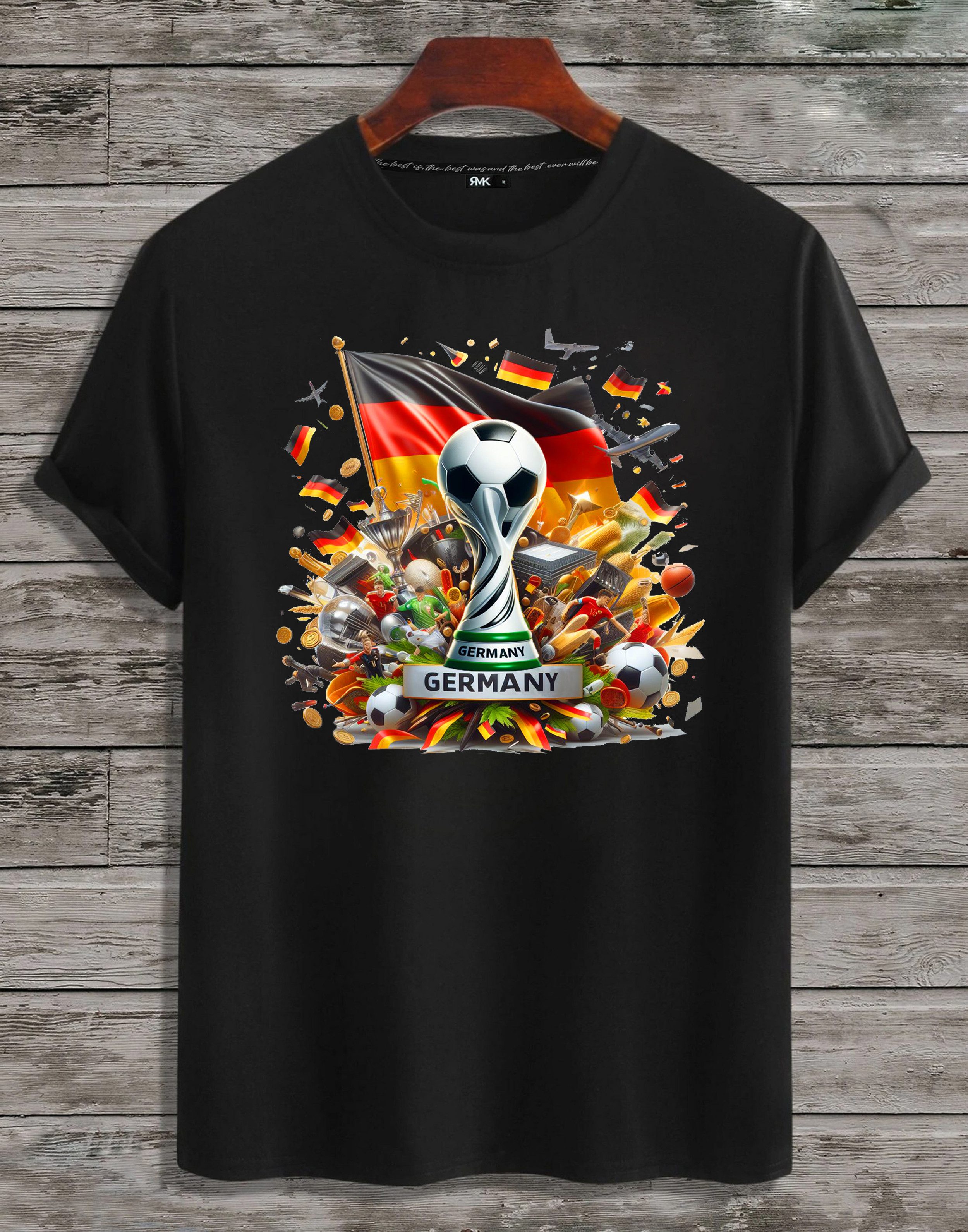 RMK T-Shirt Herren Shirt Trikot Fan Fußball Pokal Deutschland Germany EM WM günstig online kaufen