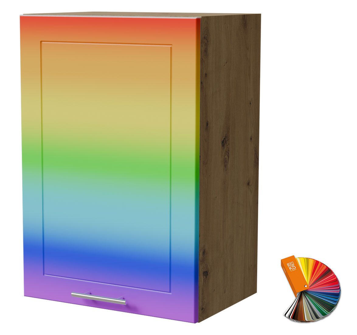 RAL Wunschfarbe matt (K5) | Korpus: Eiche Artisan