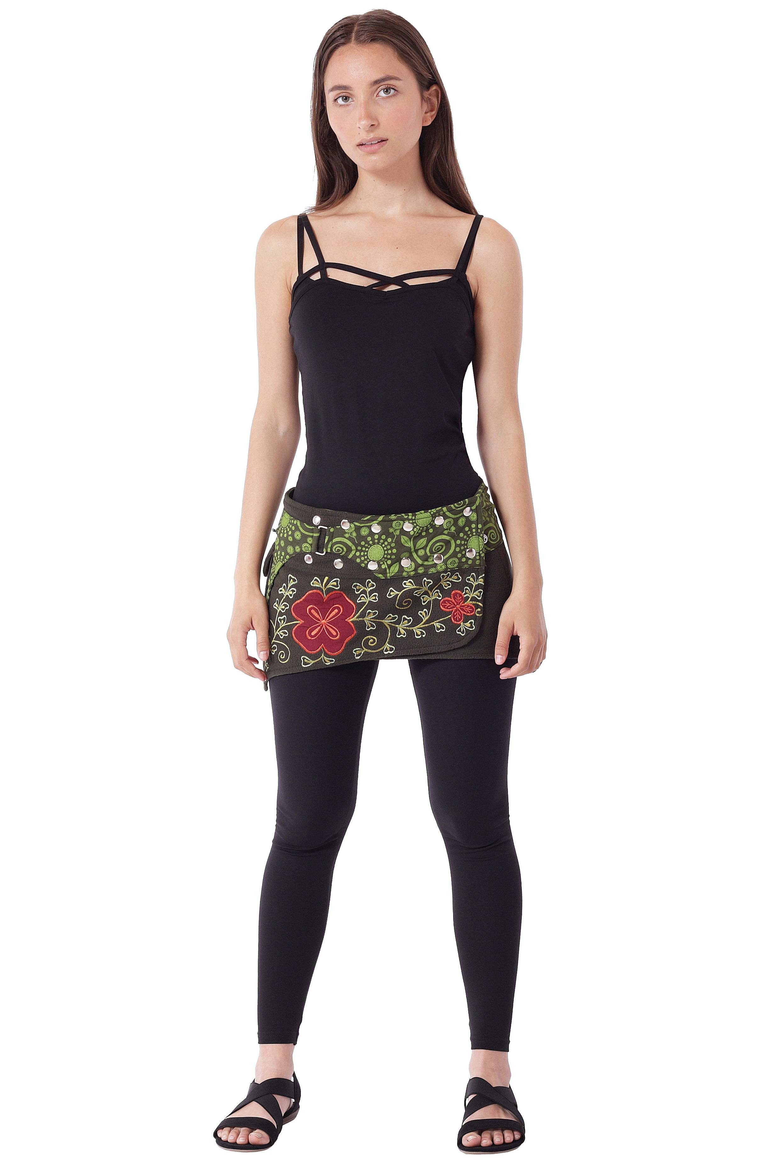 PUREWONDER Wickelrock Damen Wickelrock, Nierenwärmer und Cacheur aus Fleece günstig online kaufen