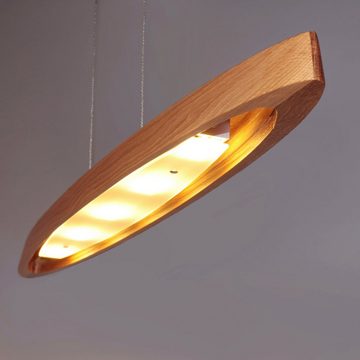 FISCHER & HONSEL Pendelleuchte Shine-Wood, LED fest integriert, made in Germany, langlebige LED