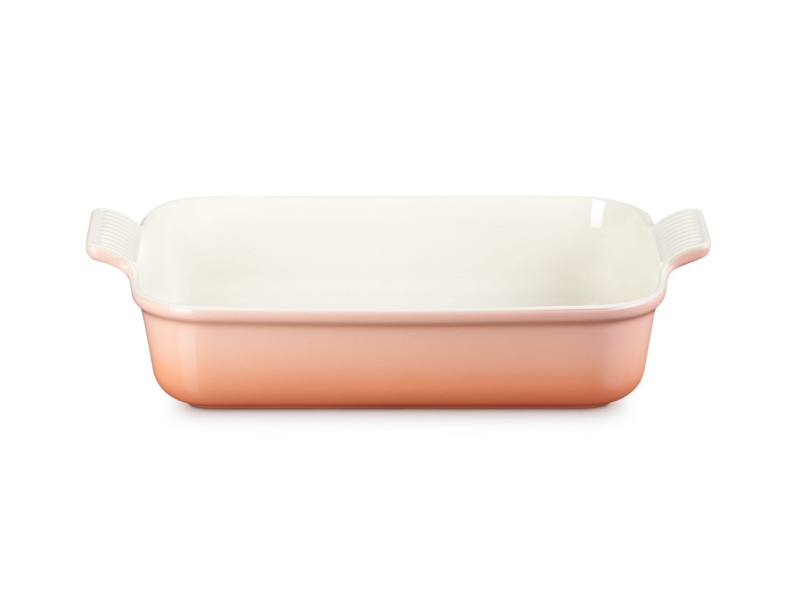LE CREUSET Auflaufform Auflaufform Tradition rechteckig pêche 32cm, Steinzeug