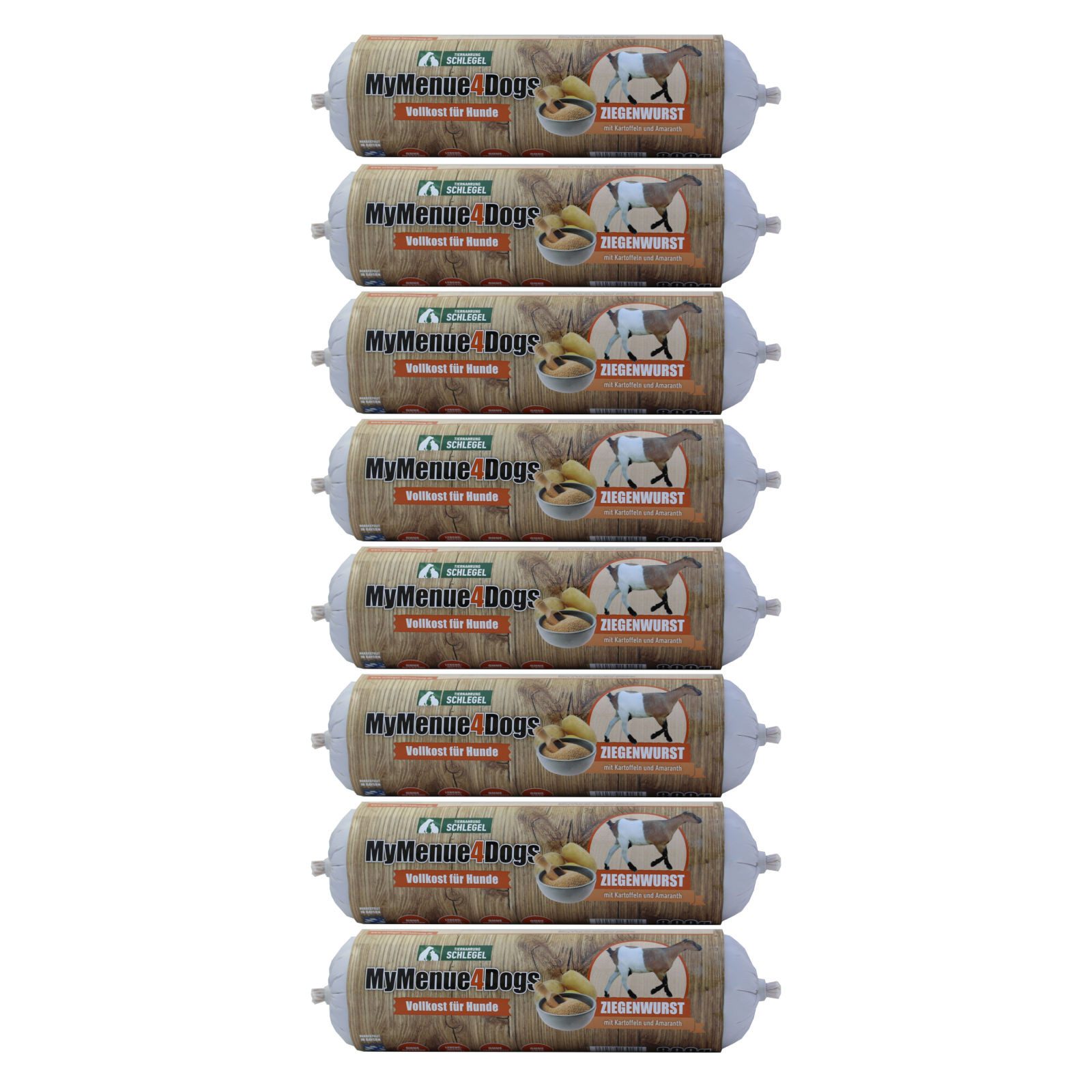 Tiernahrung Schlegel MyMenue4Dogs Hundefutter Ziegenwurst, Nassfutter für: Hunde