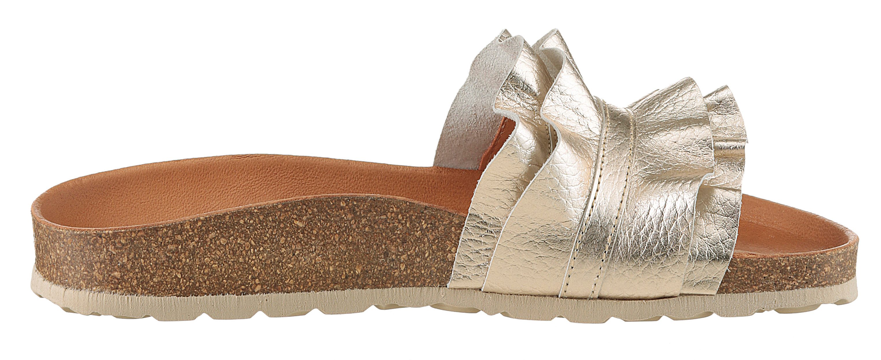 VERBENAS Rocio Roda Pantolette Sommerschuh, Strandschuh, Flat mit vorgeformten Fußbett