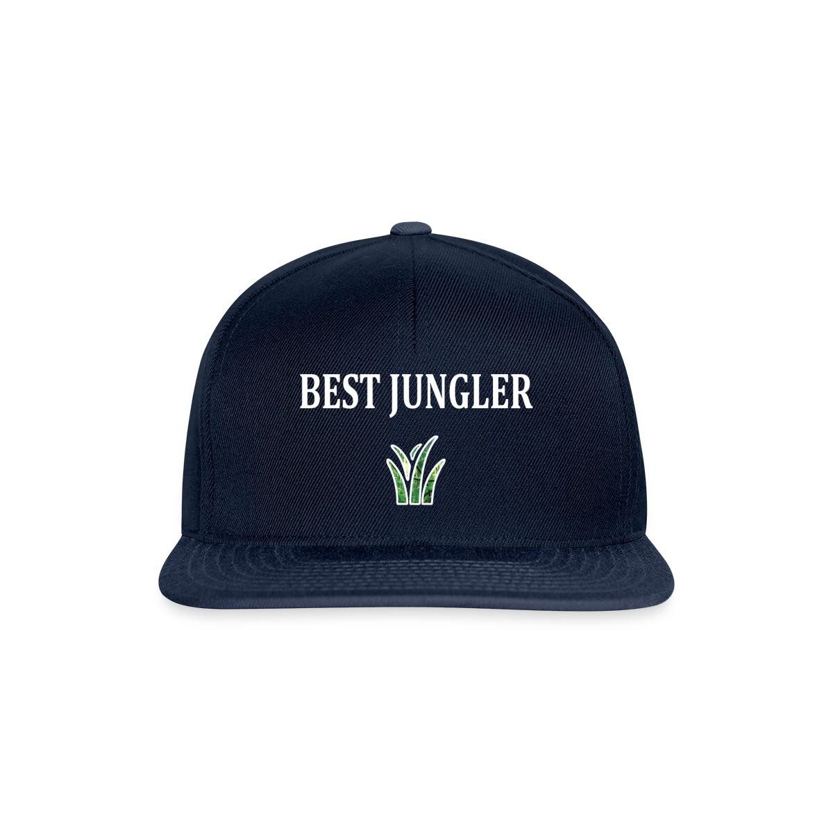 Spreadshirt Snapback Cap Best Jungler, Gaming Snapback Cap (1-St)