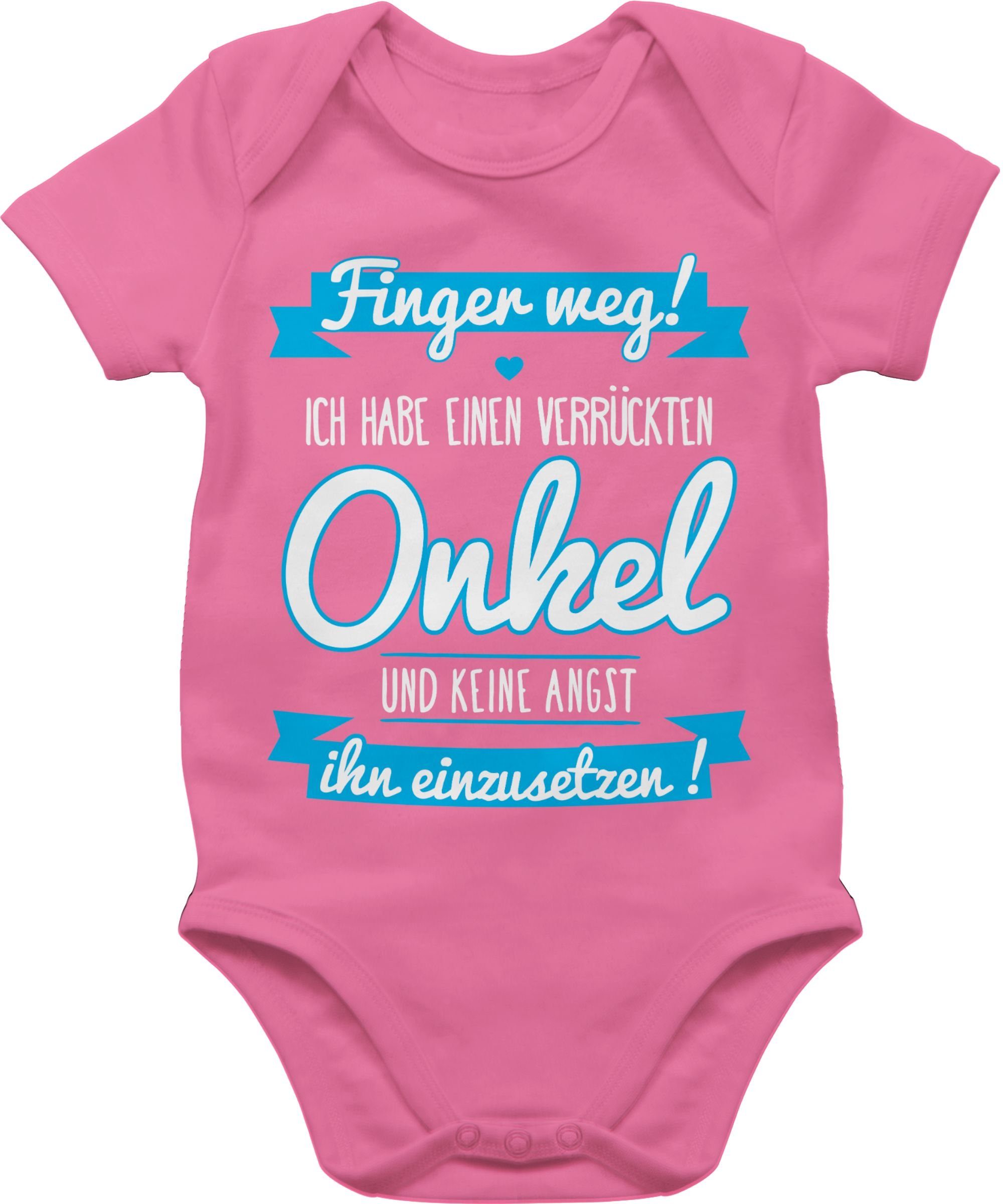 Shirtracer Shirtbody Ich habe einen verrückten Onkel - Baby Kleinkind Geschenk Sprüche Baby