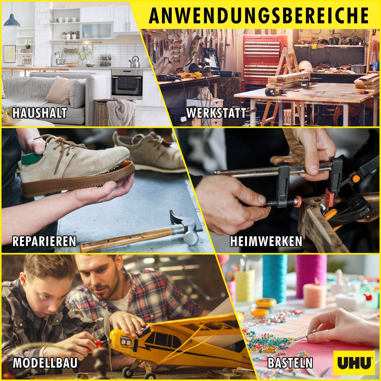 UHU Bastelkleber UHU Sekundenkleber blitzschnell Supergel 10 g