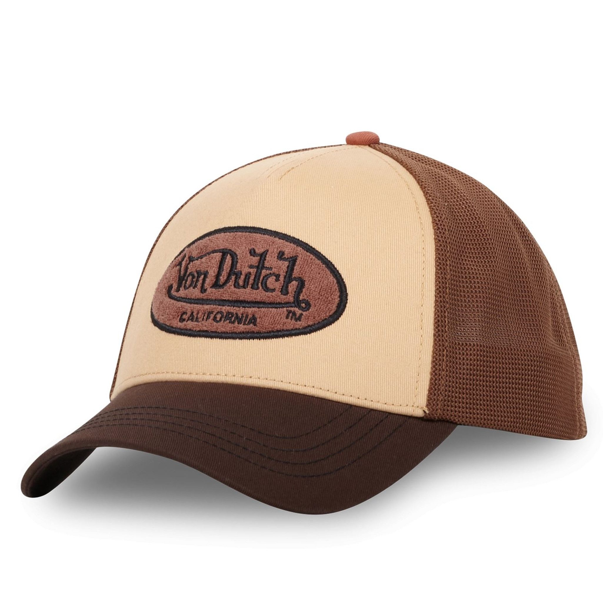Von Dutch Trucker Cap Von Dutch Originals Trucker Cap - CALIFORNIA TERRY PATCH Mesh (Basecap, Basecap, Meshcap, Trucker Kappe)