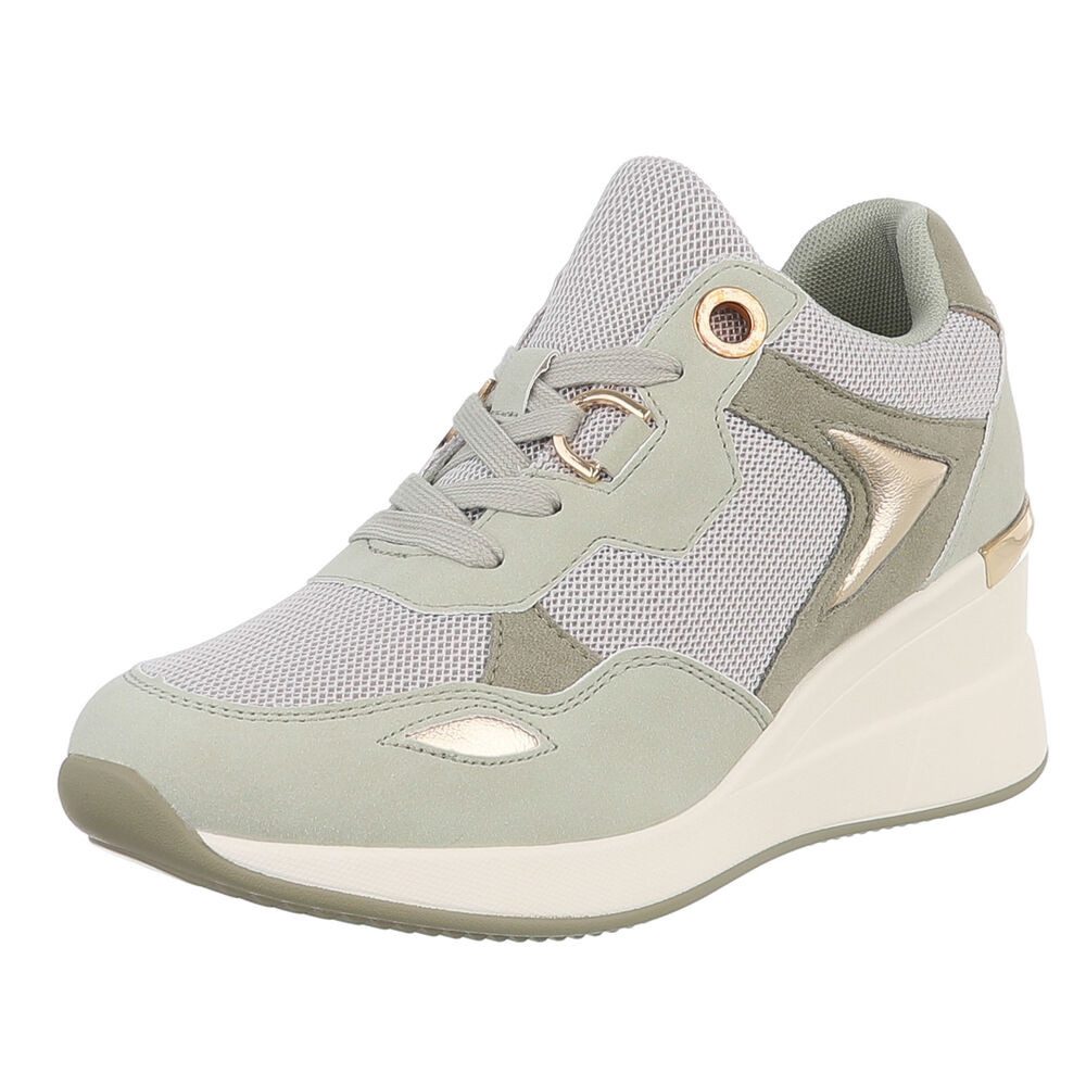 Ital-Design Damen Low-Top Freizeit Sneaker (88577408) Keilabsatz/Wedge Snea günstig online kaufen