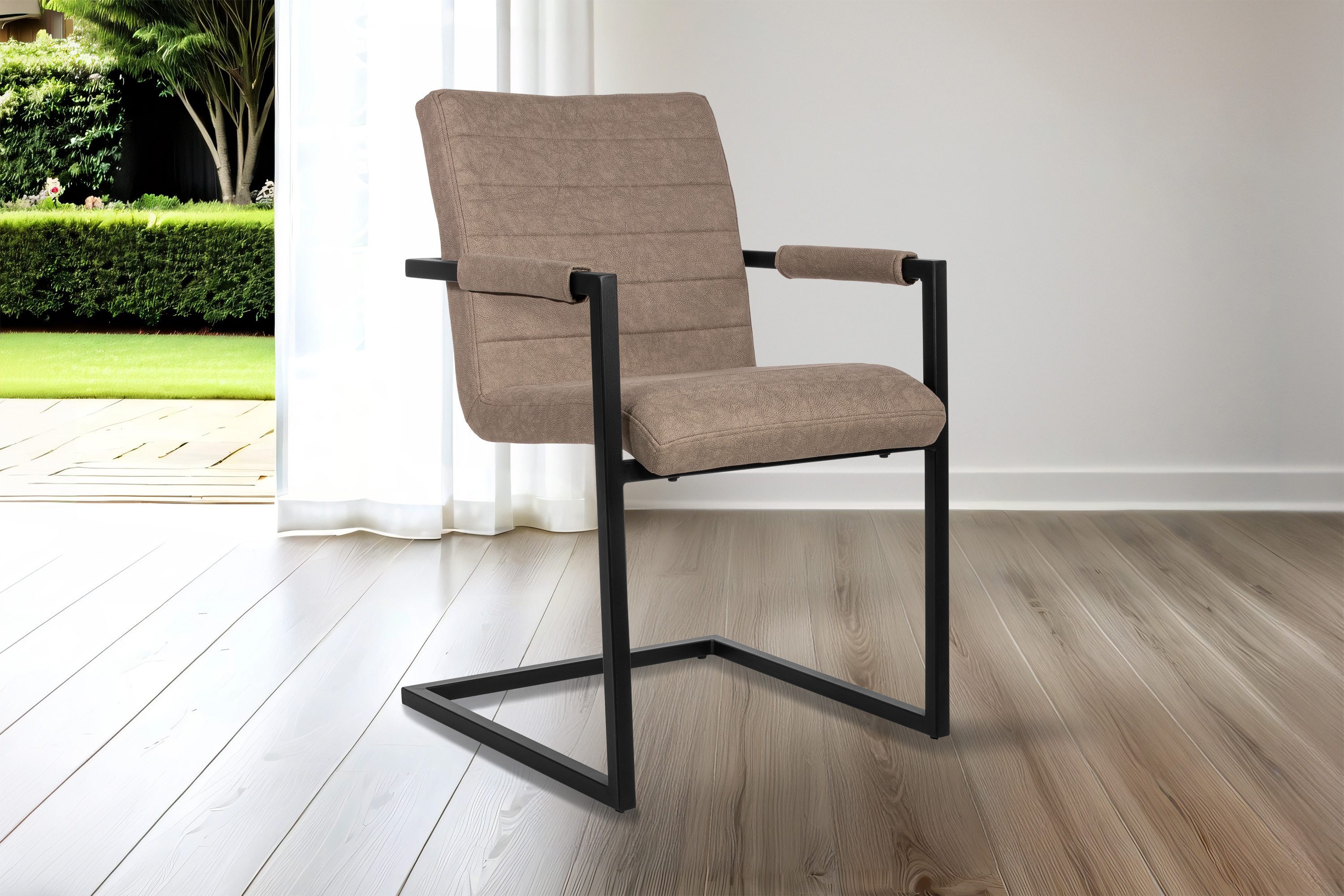 Loreno® Freischwinger Parzivo, mit Stoff oder günstig online kaufen