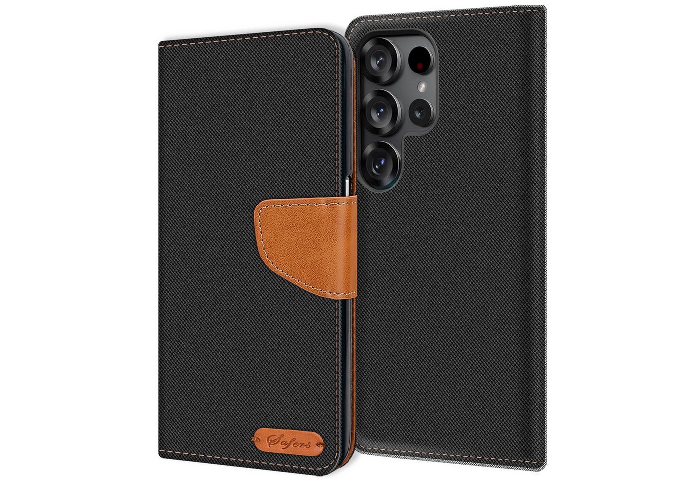 CoolGadget Handyhülle Flip Case Wallet Cover Book Tasche für Samsung Galaxy S25 Ultra, Handy Tasche mit Kartenfach Book Schutzhülle