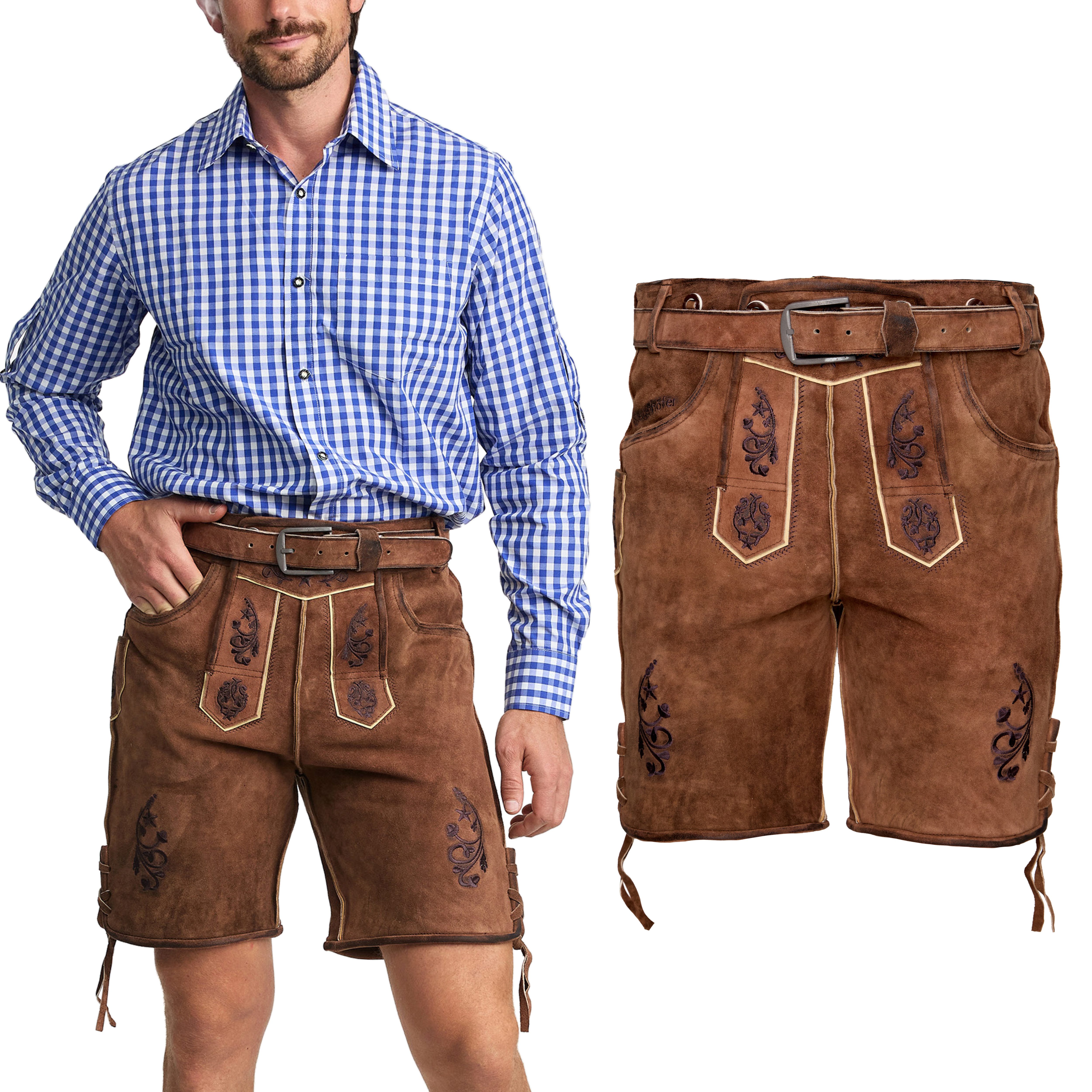 Steigenhöfer Manufaktur Trachtenlederhose ANTIK GOAT aus günstig online kaufen