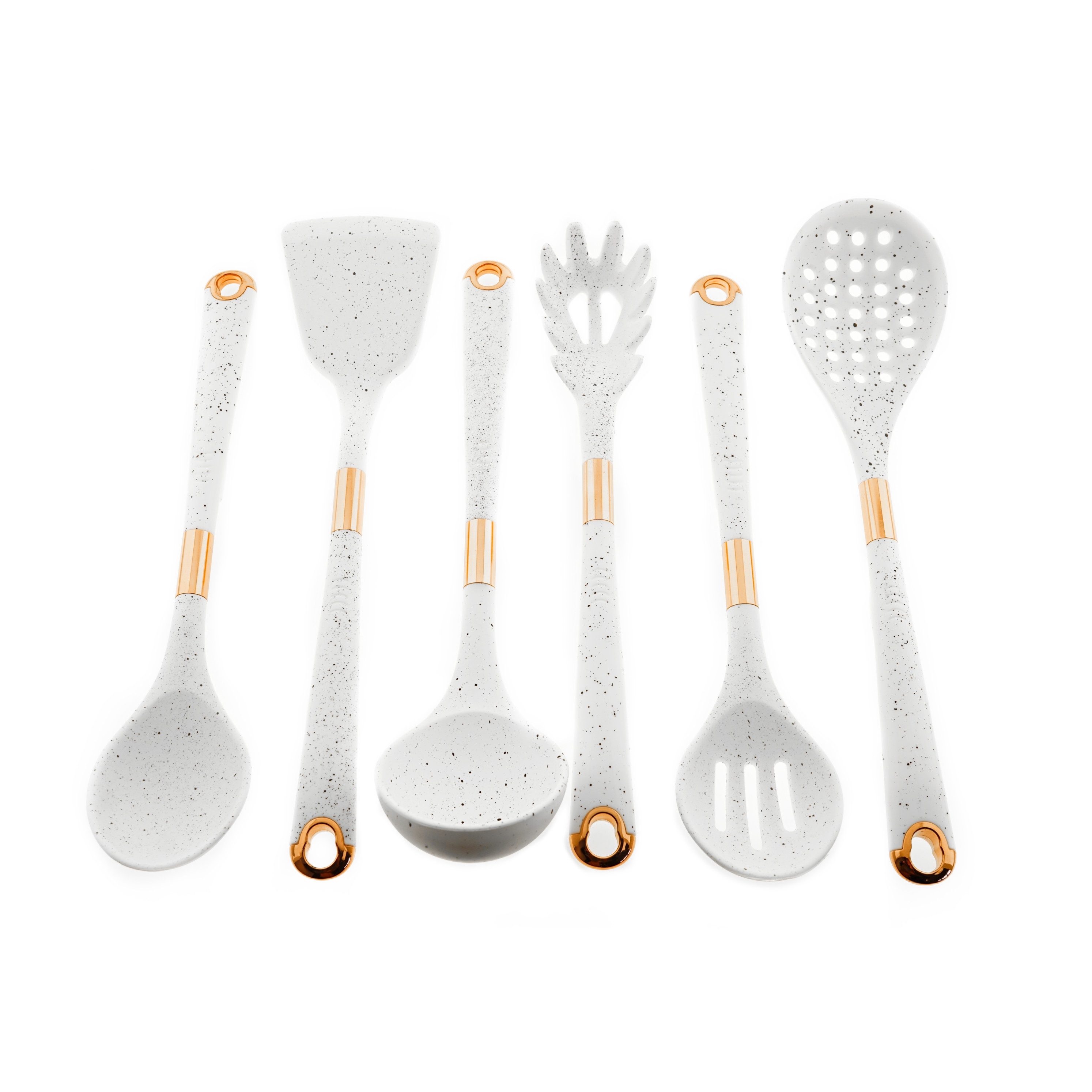 Almina Küchenorganizer-Set 7 tlg. Küchenhelfer-Set aus Silikon Kochgeschirr günstig online kaufen