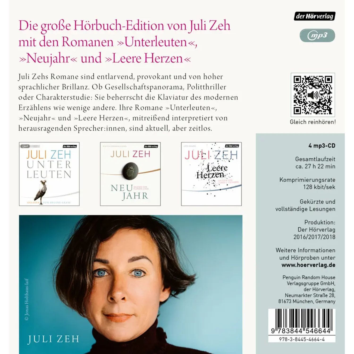 Der HörVerlag Hörspiel Die große Hörbuch-Edition,4 Audio-CD, 4 MP3