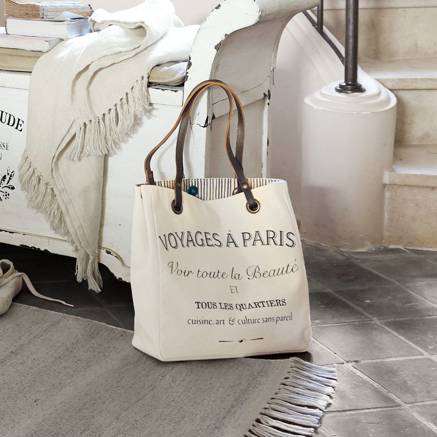 Mirabeau Handtasche Tasche Voyage creme – Bild 4 von 5