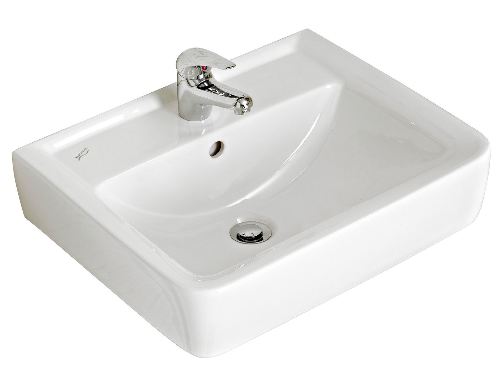 PELIPAL Waschbecken 55 x 12 x 44 cm (B/H/T)