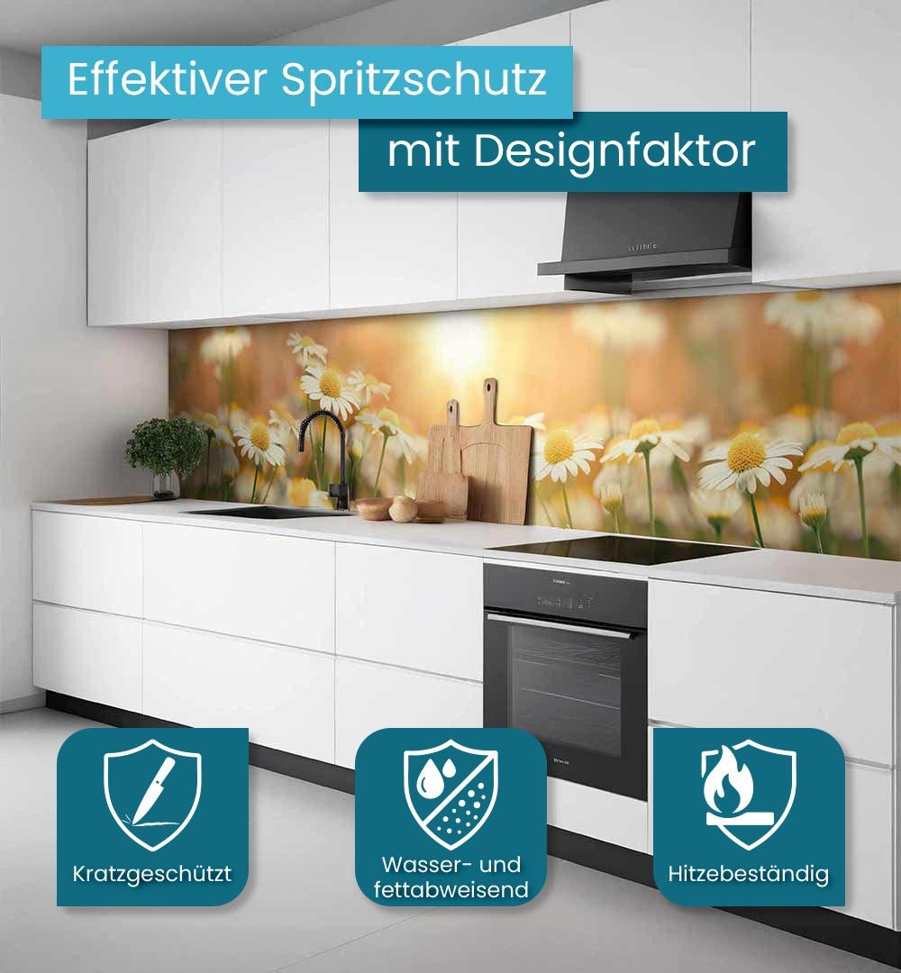 MyMaxxi Küchenrückwand Küchenrückwand selbstklebend Blumenwiese Margeriten günstig online kaufen
