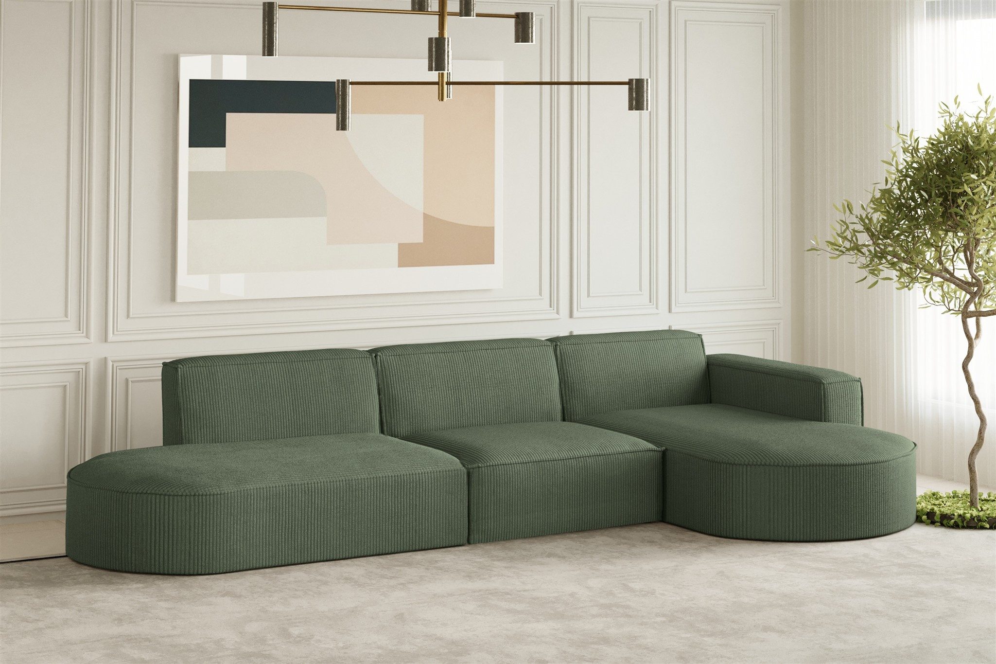 Fun Möbel Ecksofa Designersofa PALMA mit günstig online kaufen