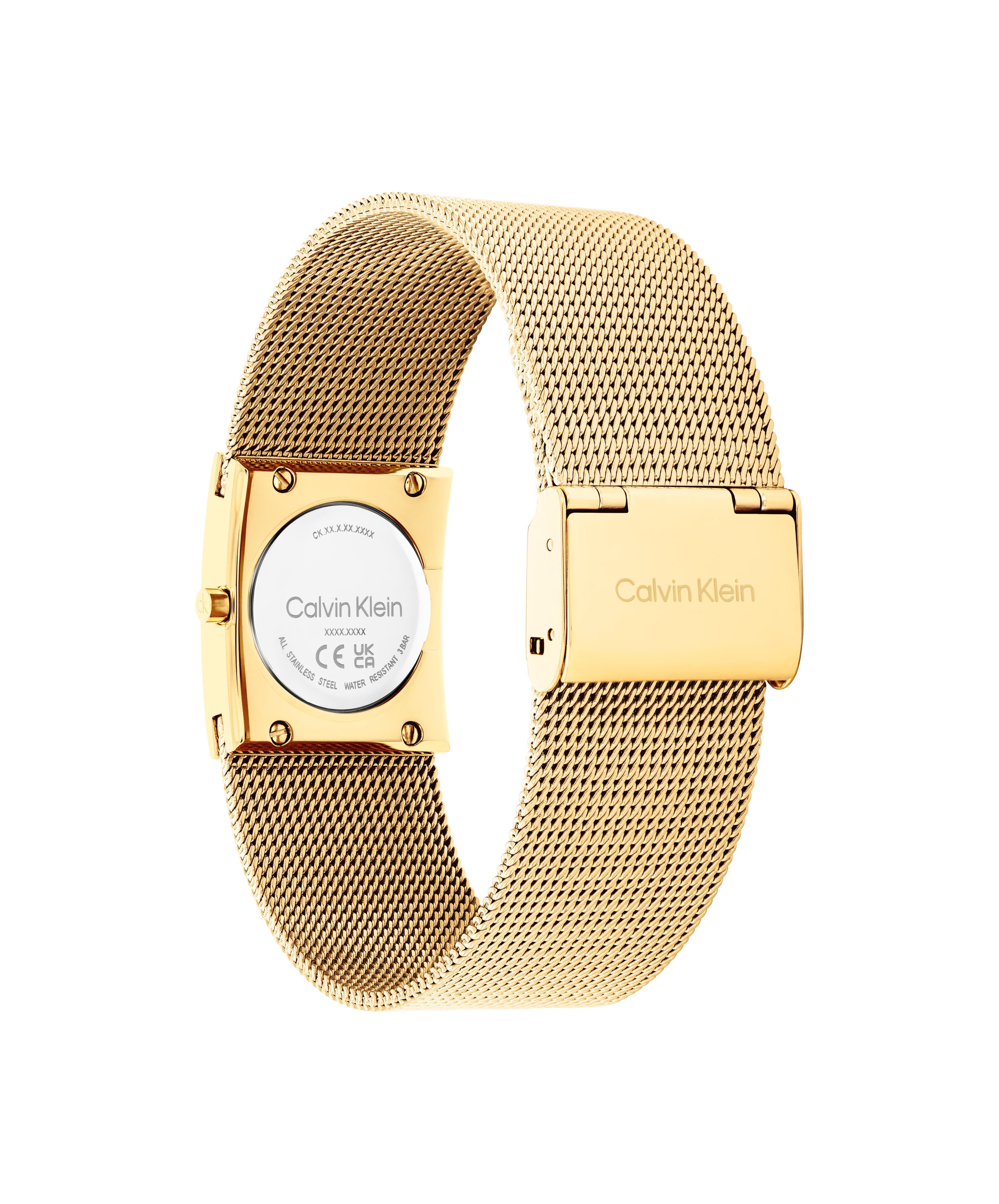 Calvin Klein Quarzuhr CK PULSE 21 mm 25100136, Armbanduhr, Damenuhr, Edelstahlarmband, analog