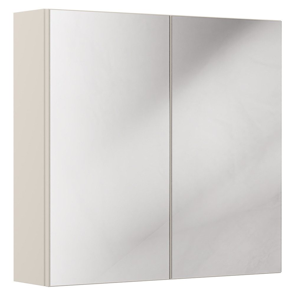 Lomadox Spiegelschrank BIBIONE-56 in kaschmir, 2-türig, 80 cm breit