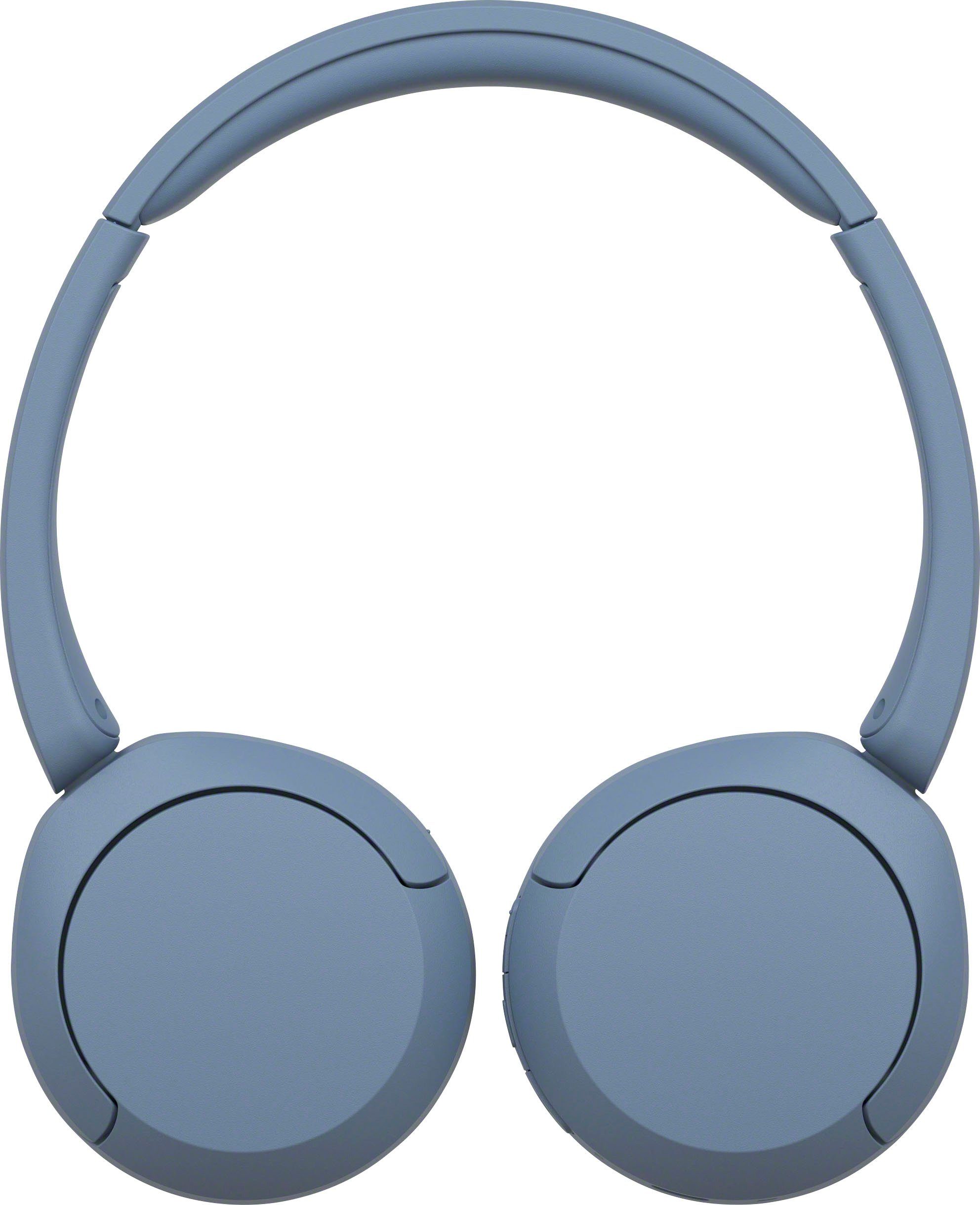 Google Bluetooth, (Freisprechfunktion, Akkulaufzeit) On-Ear-Kopfhörer 50 Blau WHCH520 Rauschunterdrückung, Siri, Std. Sony Assistant,