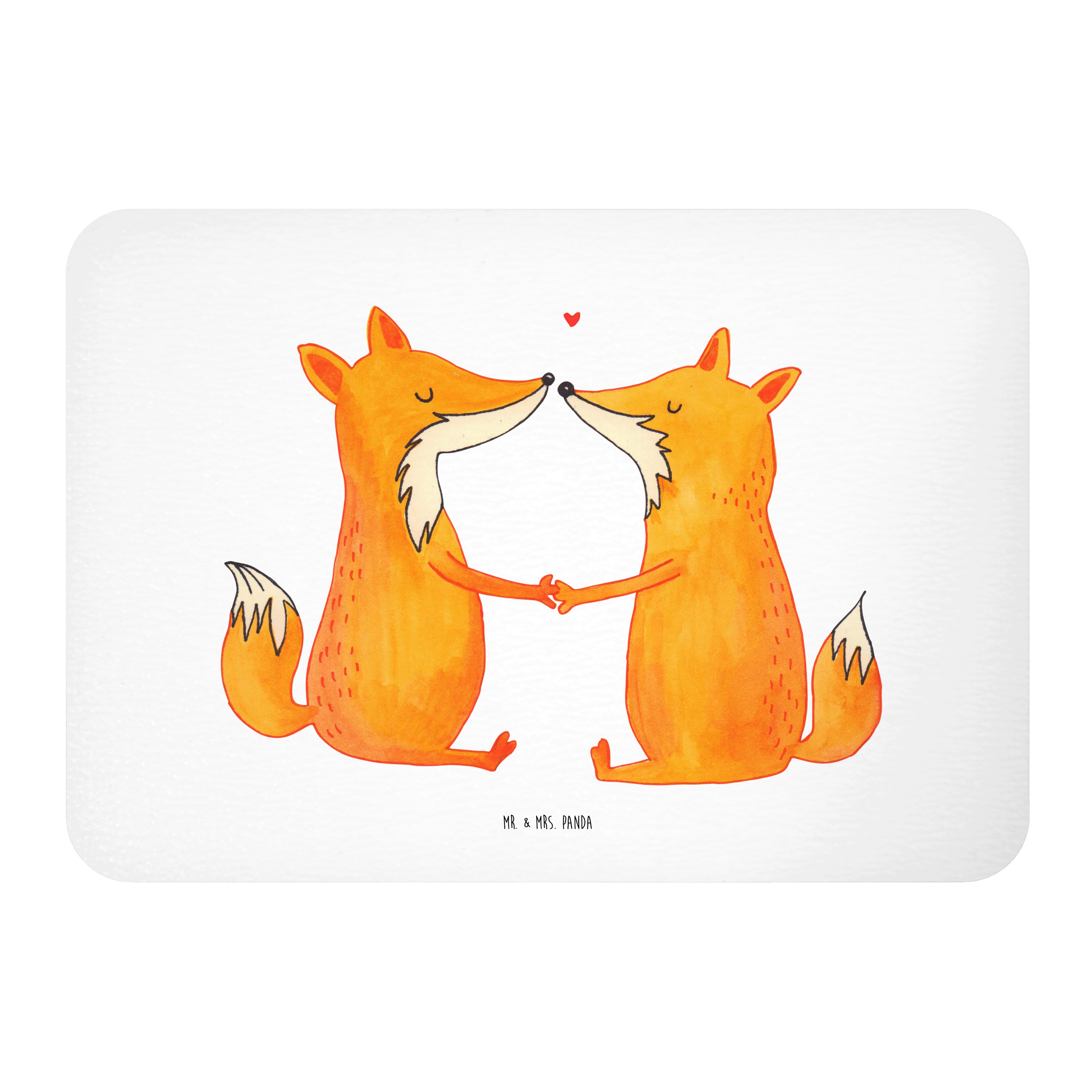 Mr. & Mrs. Panda Magnet Capybara Liebe - Weiß - Geschenk, Herzlich, Gute  Laune, Du bist meins (1-St)