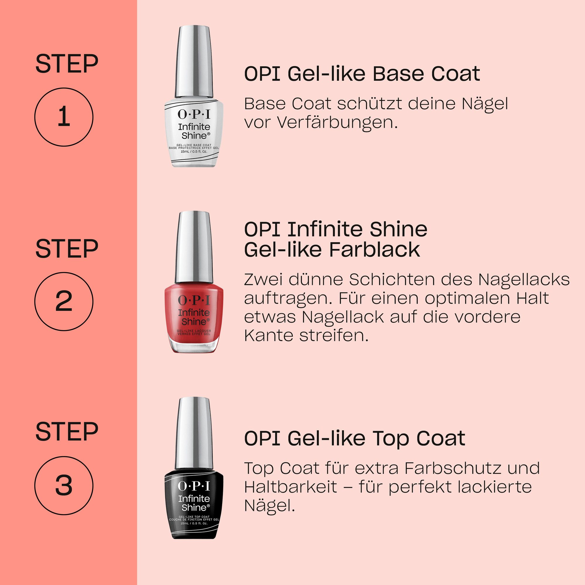 OPI Nagellack Infinite Shine®, deckend, glänzend, langanhaltend, splitterfest, gelartiges Finish – Bild 5 von 5