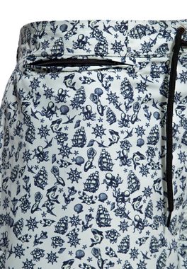 KingKerosin Badeshorts Sailor mit Oldschool-Sailor-Motiven