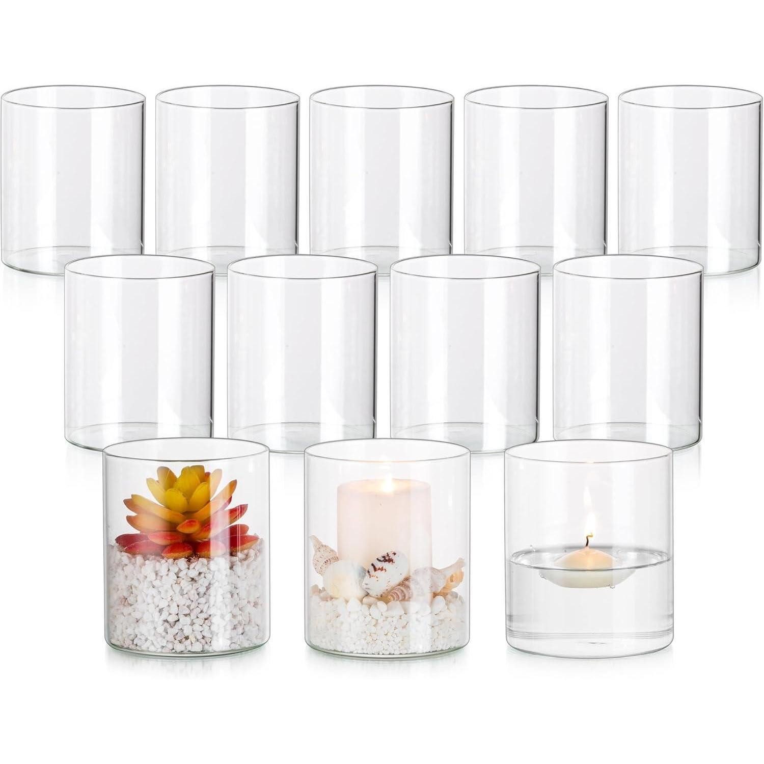 LuxusKollektion Windlicht Kerzenhalter Glas