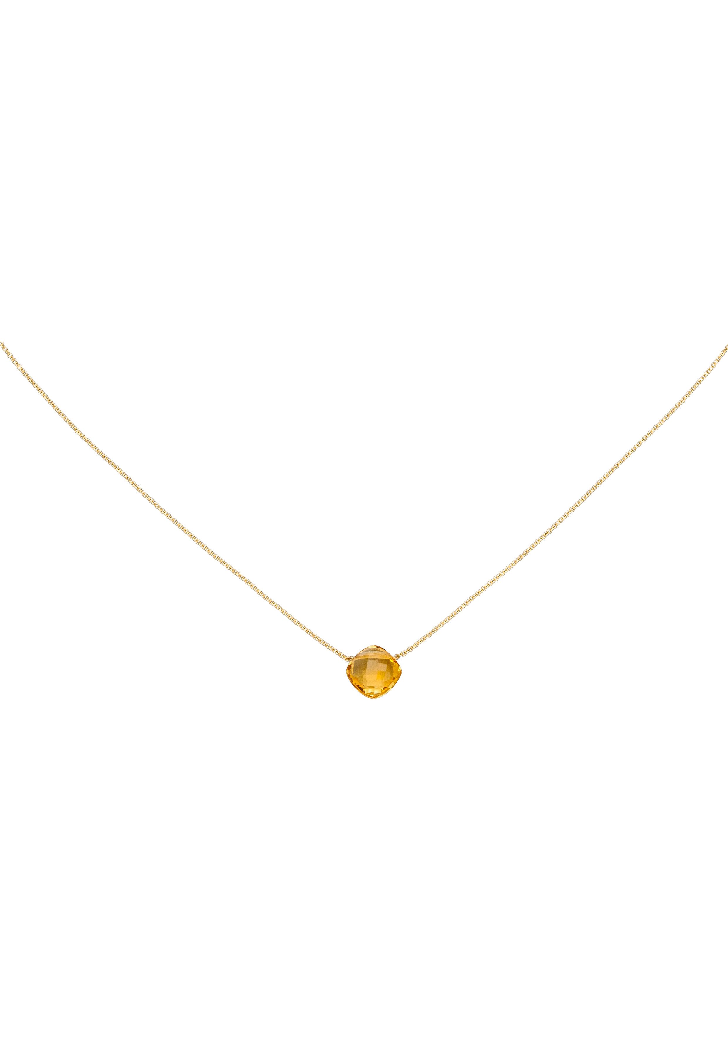 JOBO Kette mit Anhänger, 750 Gold mit C...