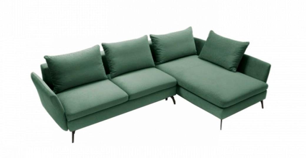 Polstersofa Ecksofa Sofa Sitz, L JVmoebel Couch Form Made Teile, Ecksofa Blau 2 Europe Moderner Grün in
