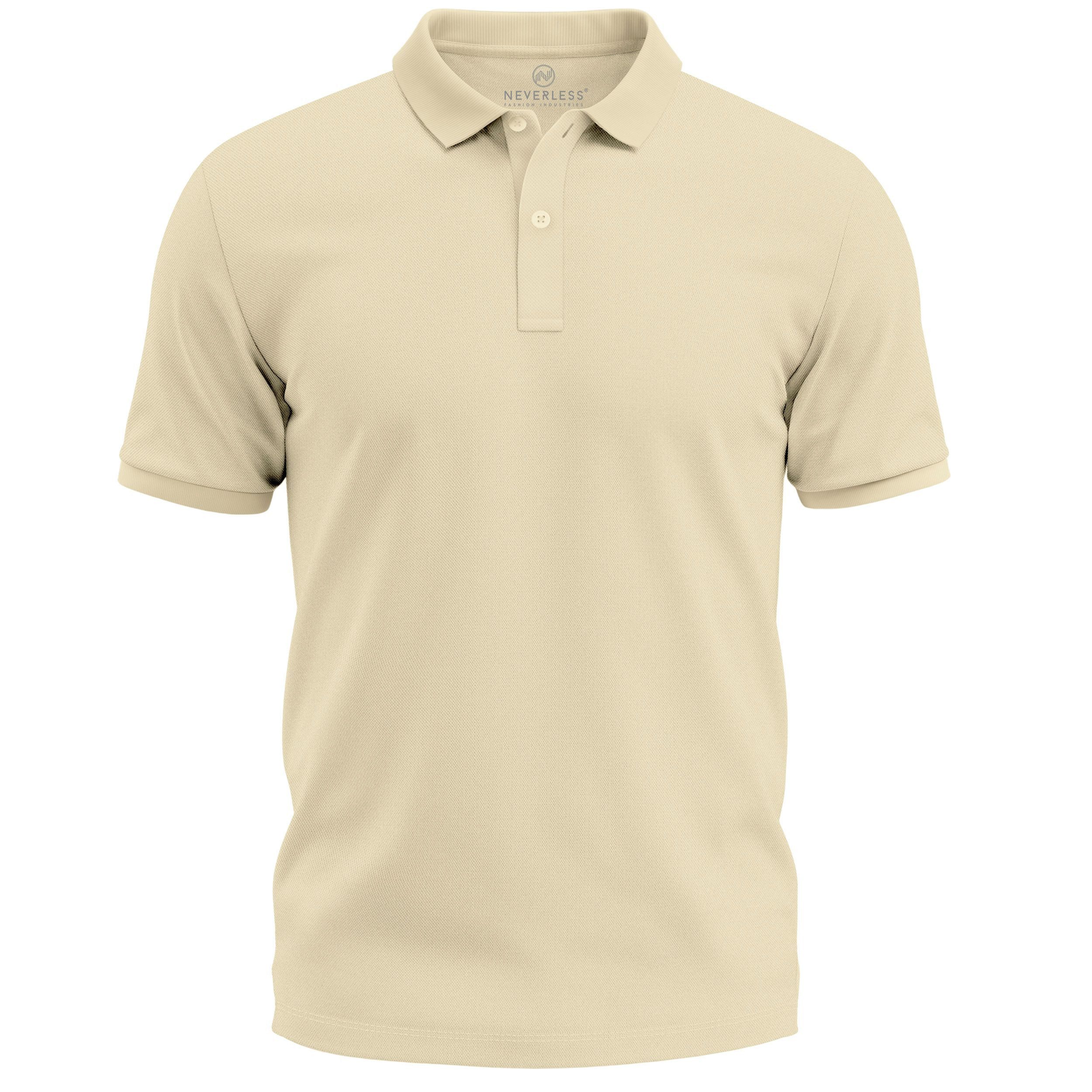Neverless Poloshirt Herren Polo-Shirt Basicshirt mit Polokragen und Knopfle günstig online kaufen