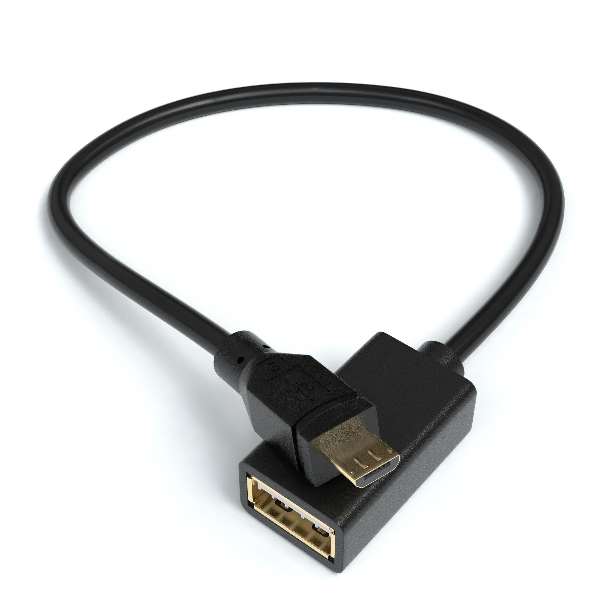USB-OTG Adapter Kabel Micro USB Typ B Stecker auf USB A Buchse USB-Adapter