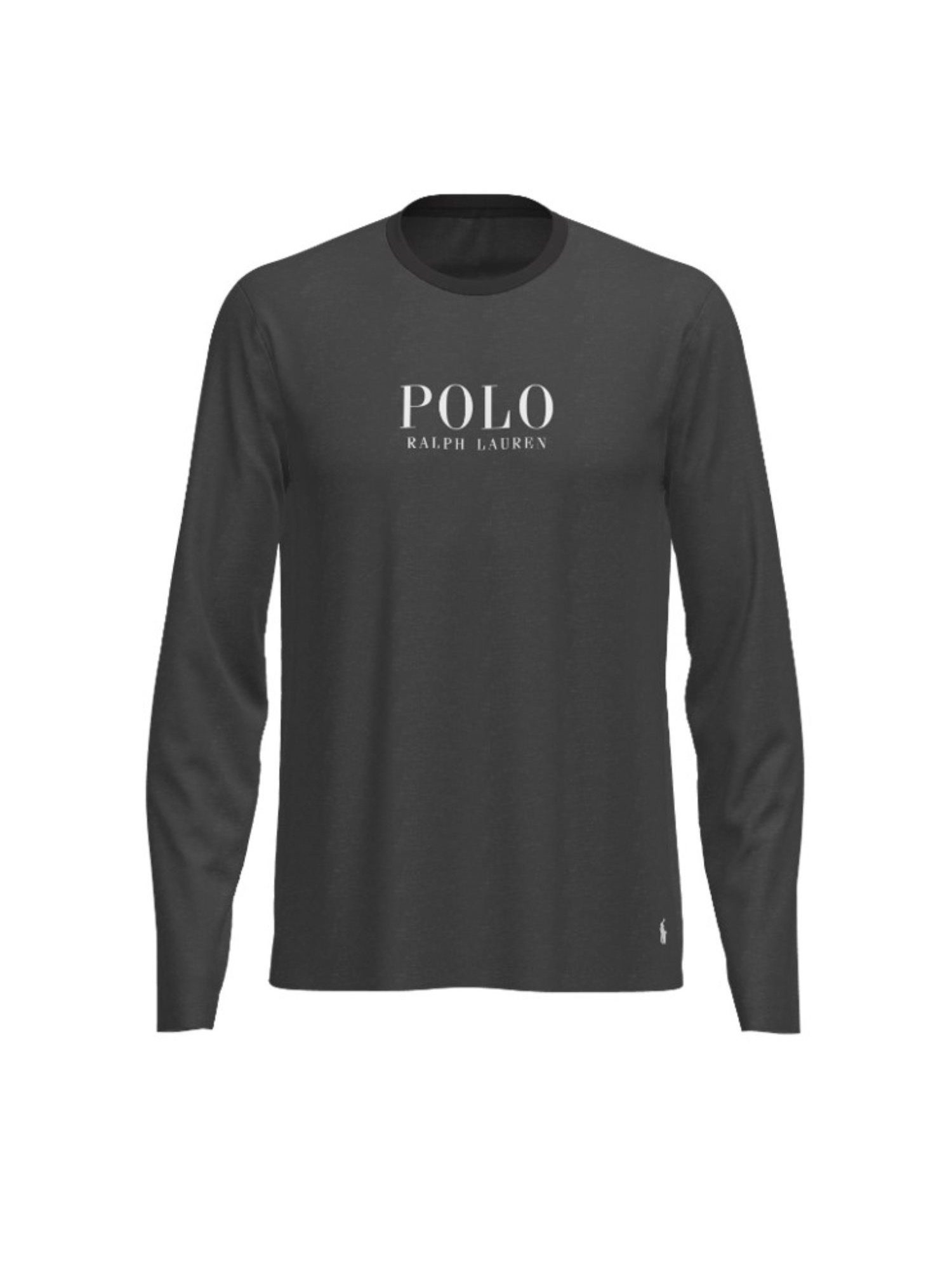 Polo Ralph Lauren Ralph Lauren Pyjamaoberteil T-Shirt Pyjamashirt mit Rundhalsausschnitt (1-tlg) schwarz