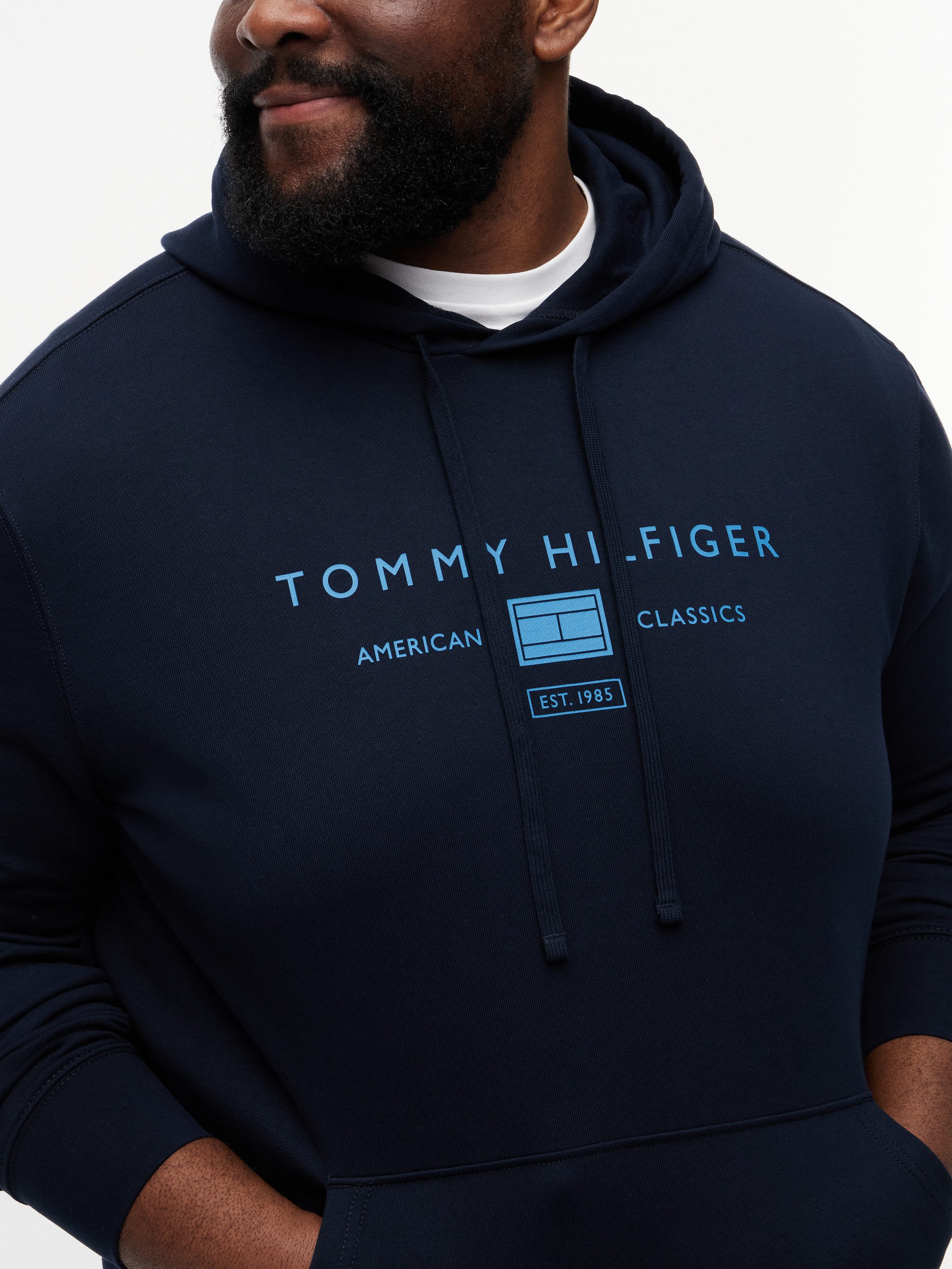 Tommy Hilfiger Big & Tall Hoodie BT-BRAND L0VE TR MONO STOCK Große Größen, normale Passform