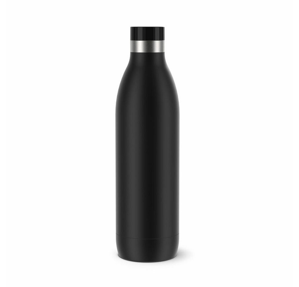 Emsa Isolierflasche Bludrop Schwarz, 1 L