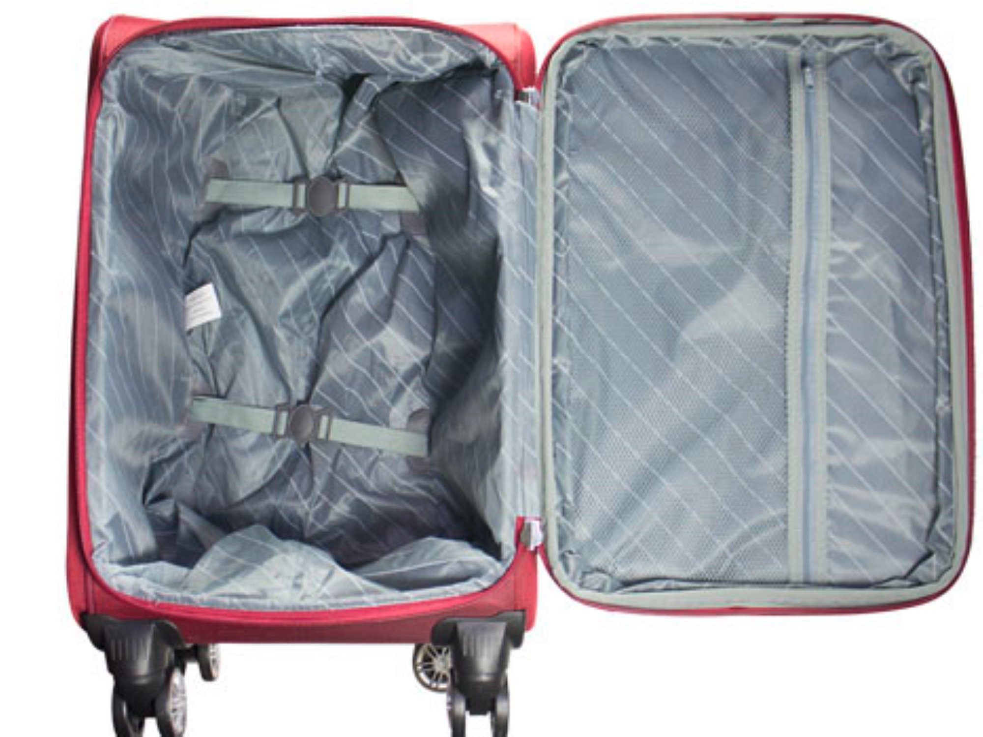 MONOPOL® Trolleyset 2-teilig - 68cm und 55cm - 4 Rollen - mit Dehnfalte