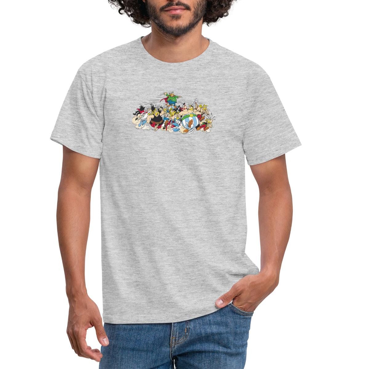 Spreadshirt T-Shirt Asterix & Obelix Attacke Männer T-Shirt (1-tlg)